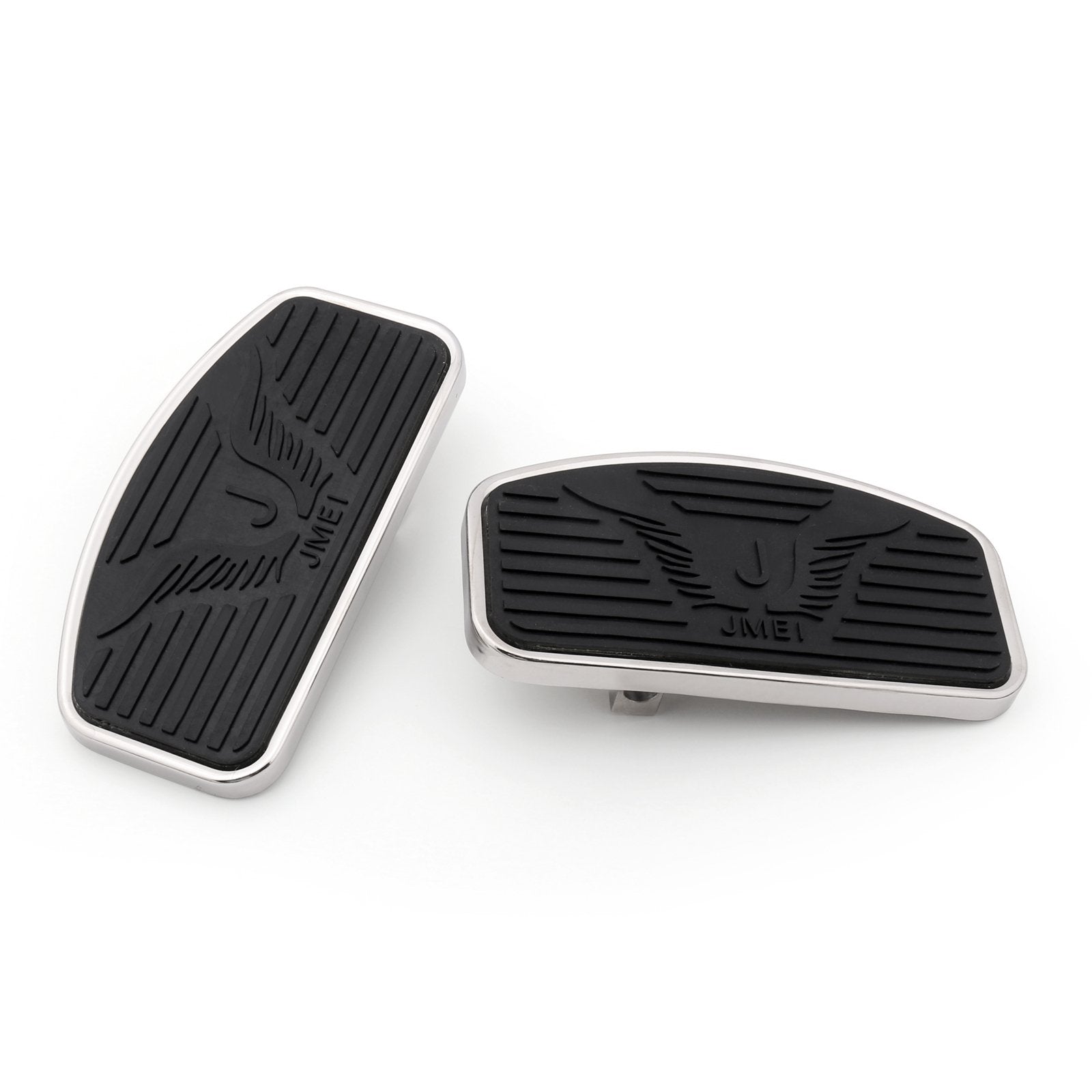 Areyourshop Motorcycle Footboards for Honda Shadow Aero 750 VT750, Aluminum, Eagle Pad, Fits 6mm Size Pin Hole