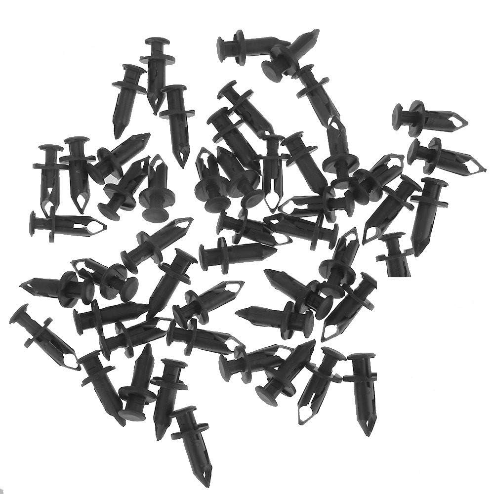 DSkoiph 50 Pcs ATV Fender Clips Replaces 90653-HC4-900 Push Retainer Fasteners Fit for Honda Trx450/400/350/300 250/300/400Ex Su