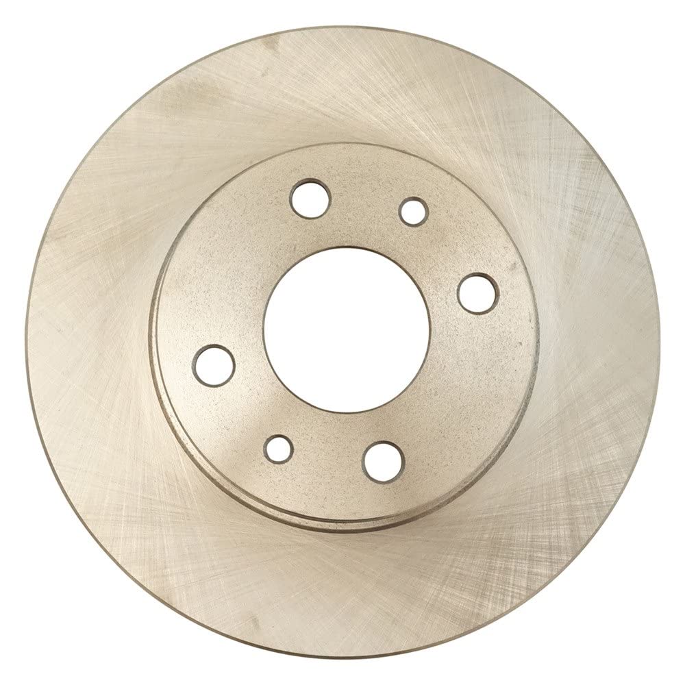 Trq Rear Brake Rotors Set Solid Compatible With 2012-2019 Fiat 500