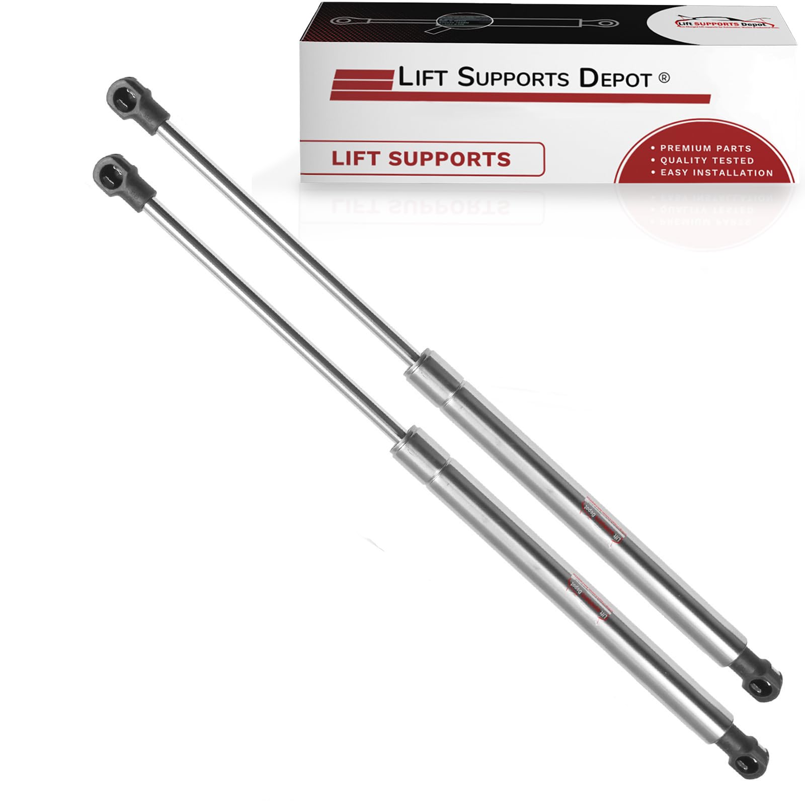 Lift Supports Depot Qty (2) 15 Inch 20Lbs 10Mm End Fittings ''Stainless Steel'' Lift Supports, Gas Struts 8/18 Marine Grade Shoc
