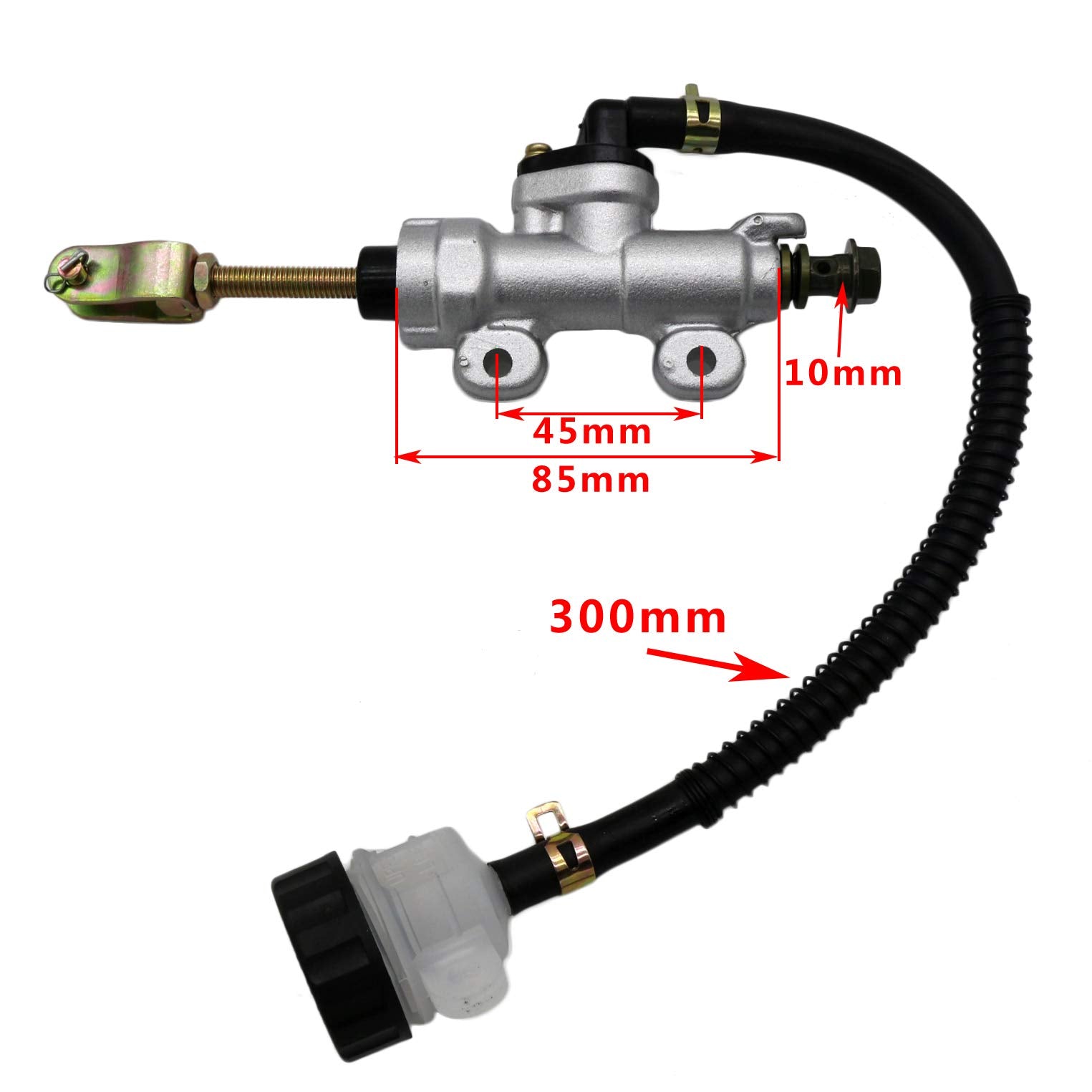 Cncmotok Rear Brake Master Cylinder Reservoir Compatible 50Cc 70Cc 110Cc 125Cc Yerf Dog 150Cc Arctic Cat 700 Efi 2006 Roketa Tao