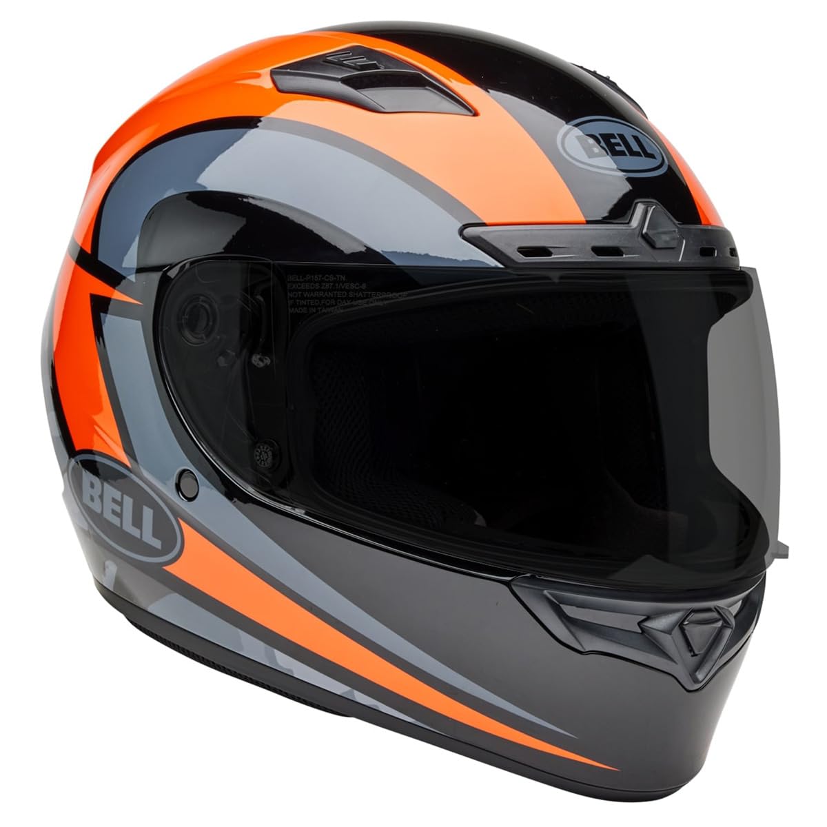 Bell Qualifier Dlx Mips Street Helmet (Gloss Blitz Orange/Black - Medium)