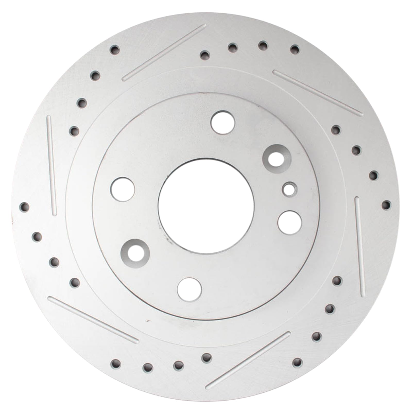 Trq Rear Performance Brake Rotors Set Premium G-Coated Compatible With 1991-2002 Ford Escort 1994-2005 Mazda Miata 1992-1995 Mx-