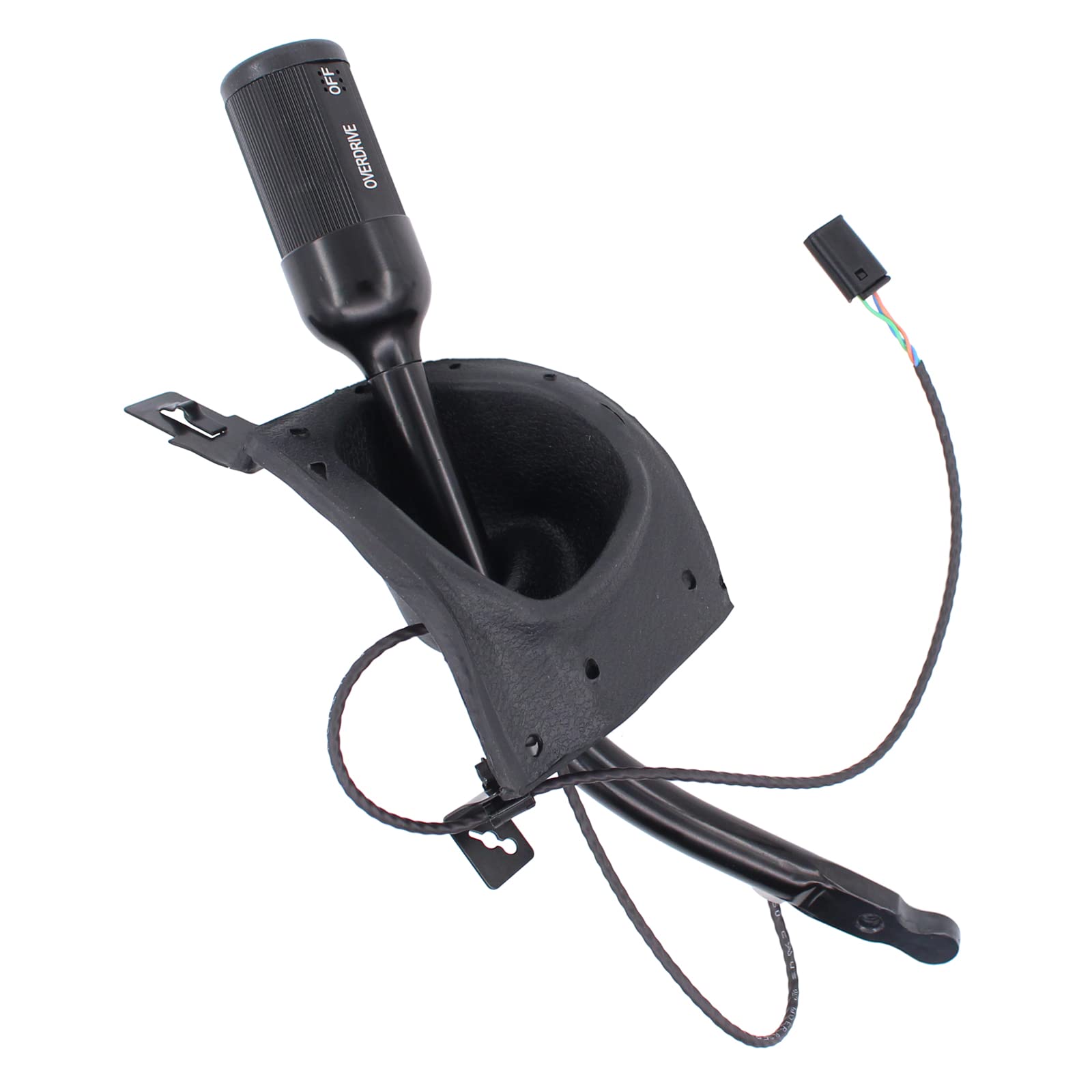 ApplianPar Automatic Steering Column Gear Shift Lever & Boot for Ford F150 F250 F350 - Black, Alloy Steel, Model 1C3Z-7210-BA