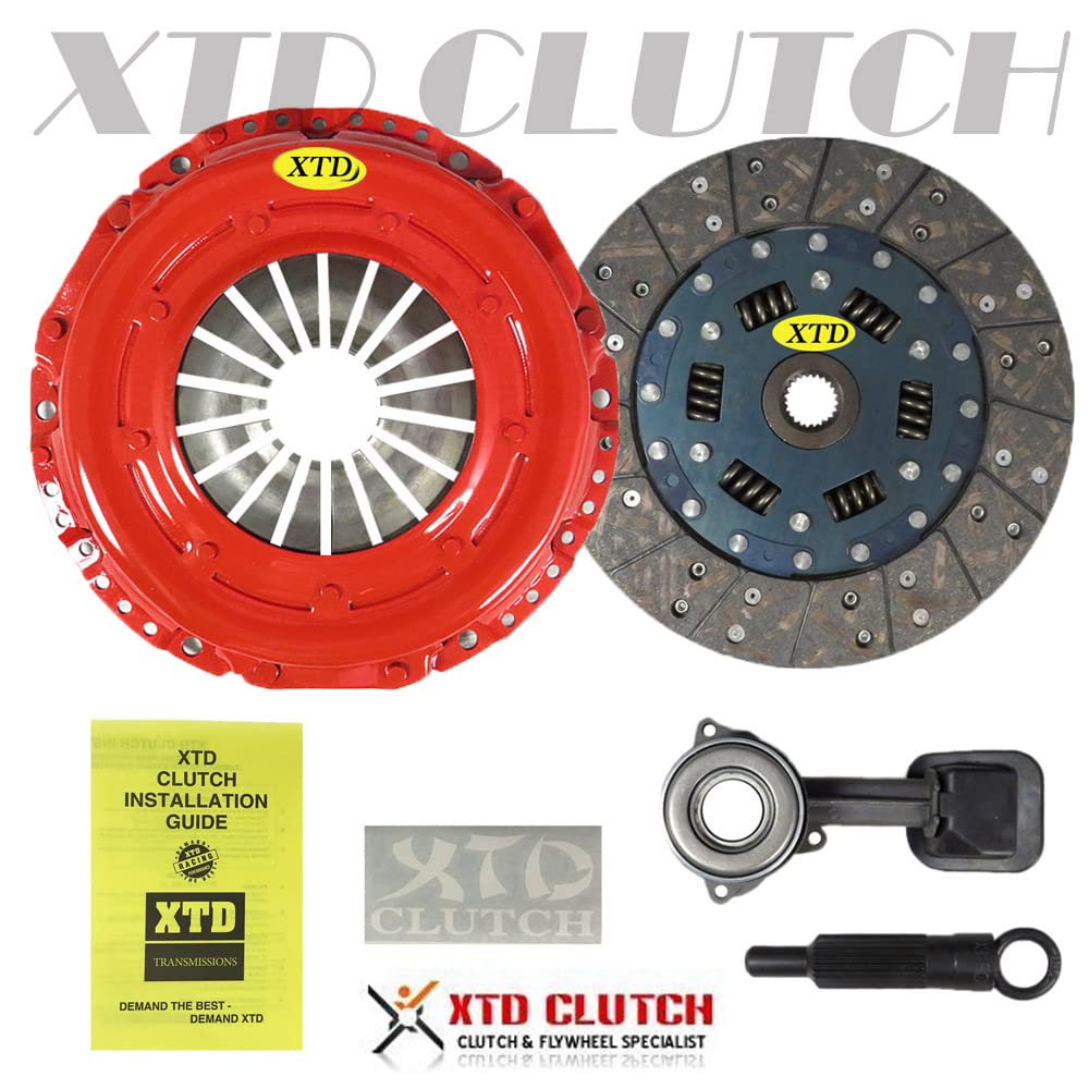 XTD CLUTCH Stage 2 Performance Clutch Kit for 2000-2004 Ford Focus 2.0L DOHC with Slave Cylinder - Model XD23514GA