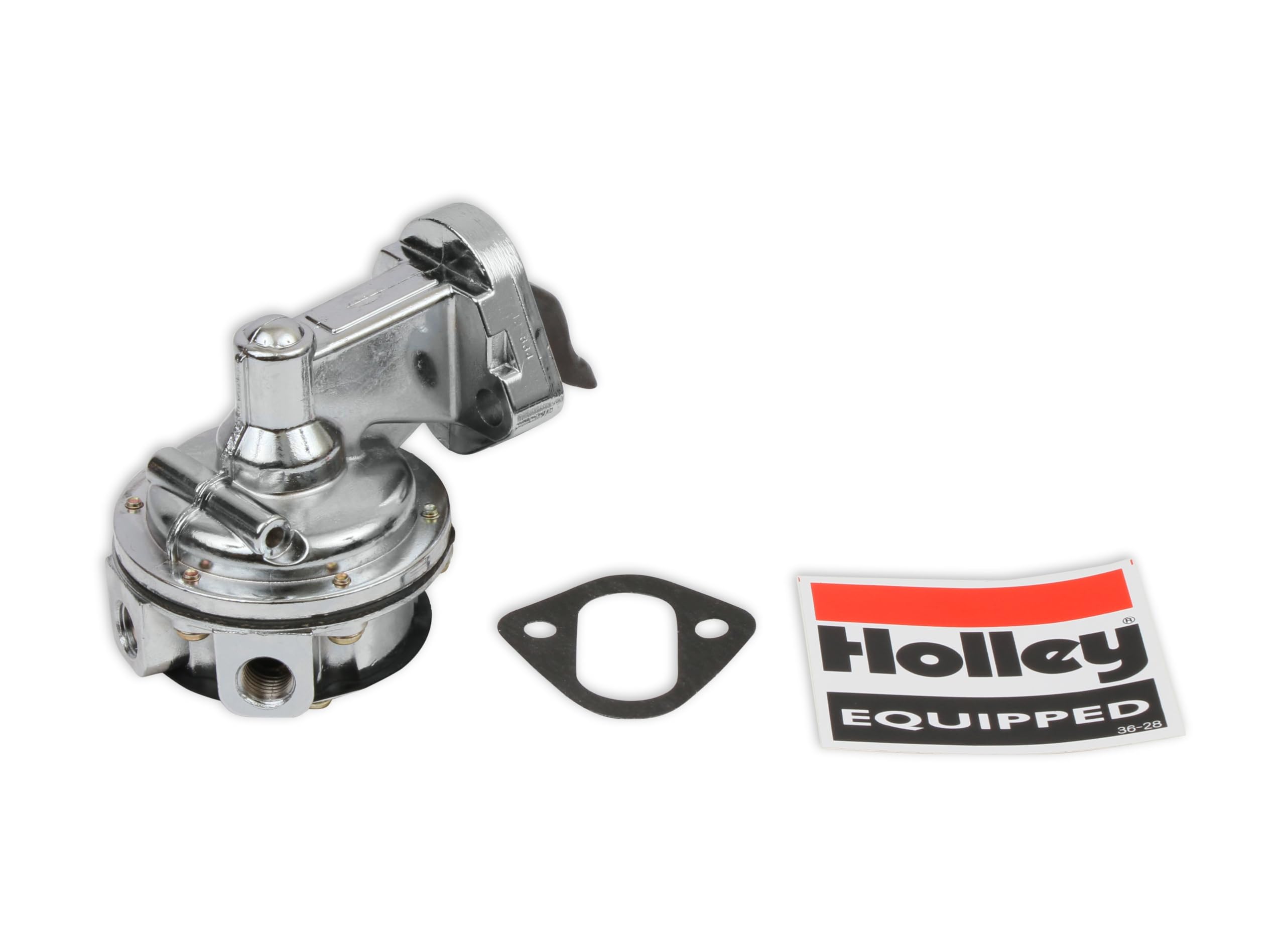 Holley 12-834 Mechanical Fuel Pump - 80 GPH, Aluminum, Silver Finish