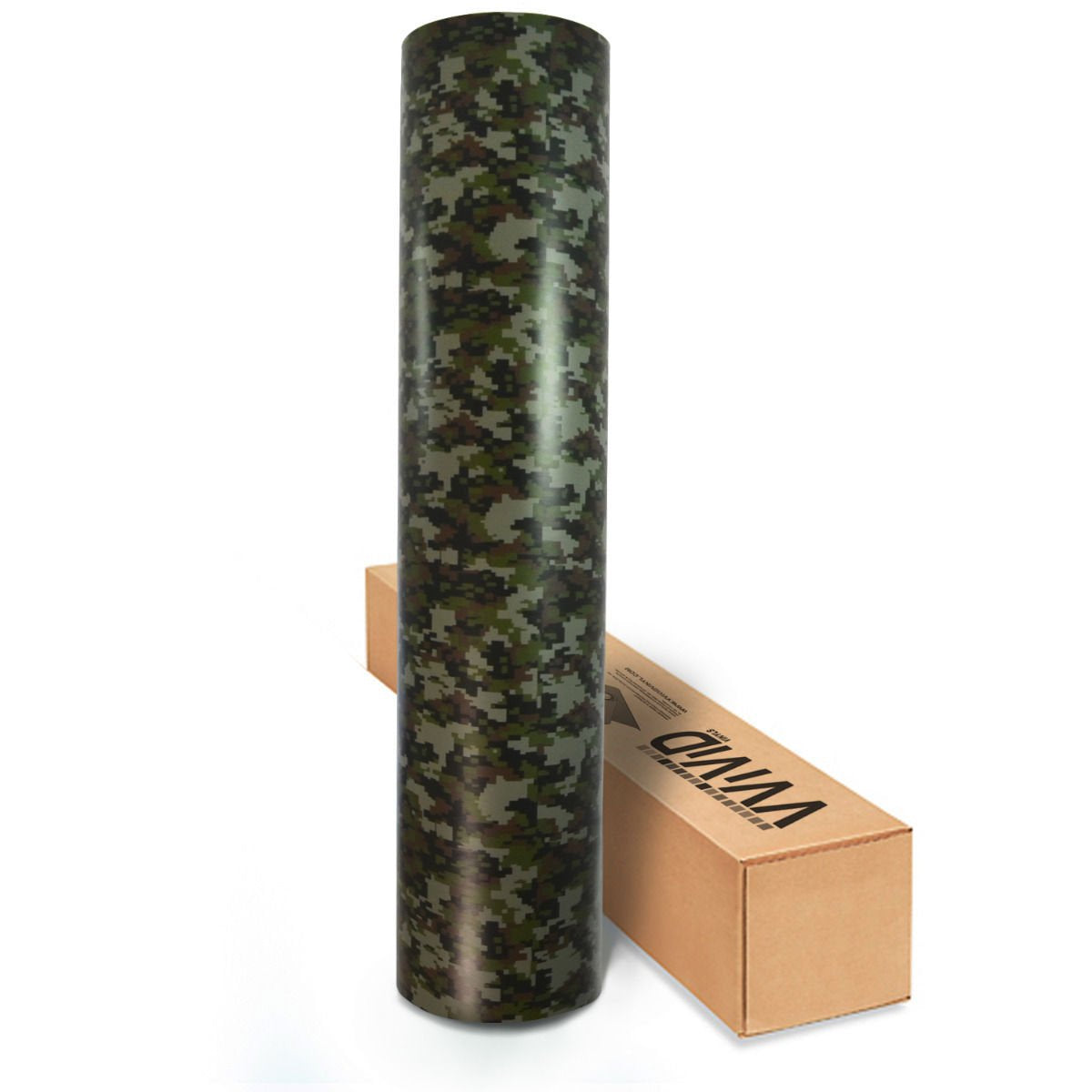 Vvivid Vinyl Camouflage Pattern Wrap Air-Release Adhesive Film Sheets (2Ft X 5Ft, Digital Camo)