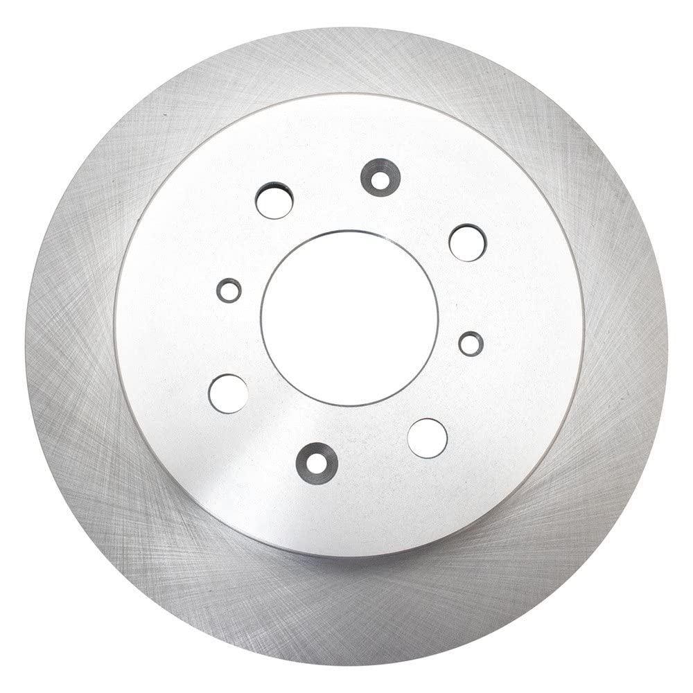 Trq Rear Brake Rotors Set Solid Compatible With 2002-2003 Honda Civic