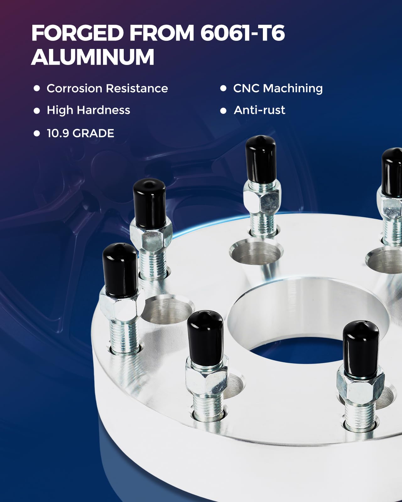 Kax 5X5.5 Wheel Spacers,2 Inch 5 Lug Centric Wheel Spacers 5X139.7 Fit For Ram 1500 With 1/2'' X20 Studs 108Mm Hub Bore,2Pcs