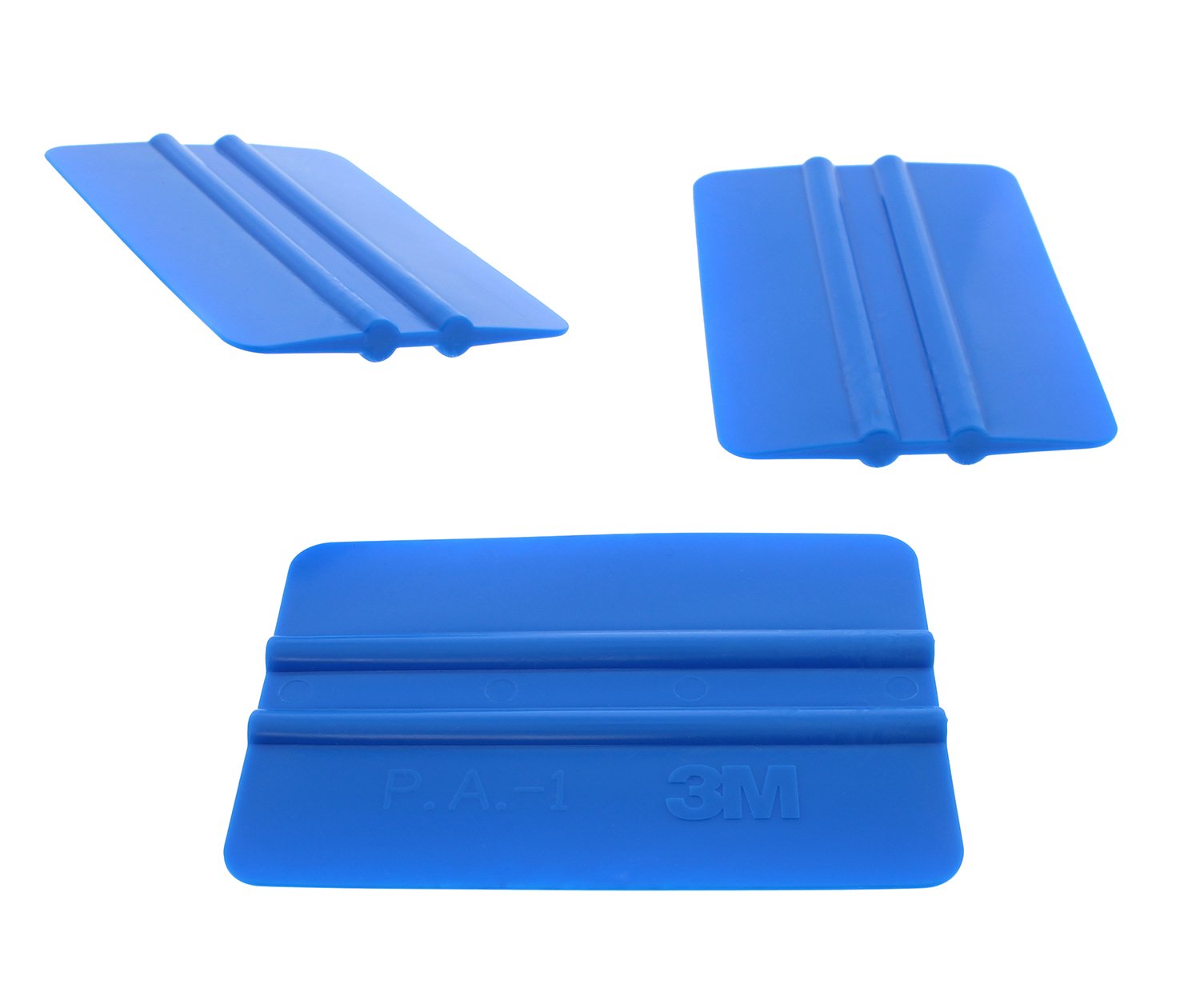 3M Hand Applicator Squeegee PA1-B, 4"x3", Blue, Plastic, Model 75345442646