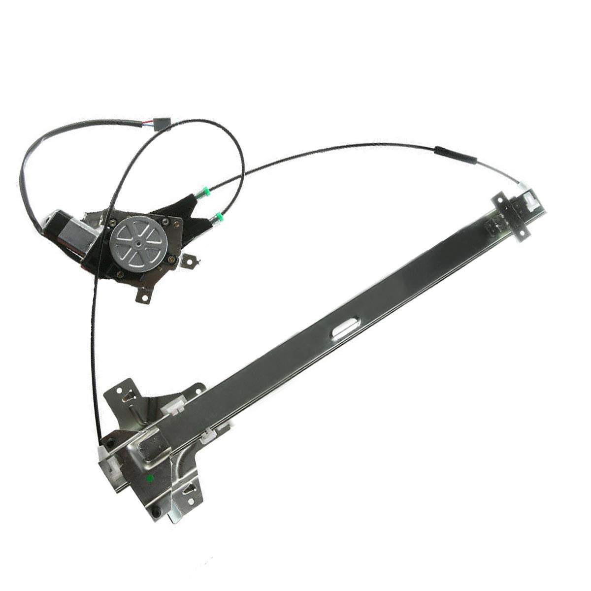 YHTAUTO Front Passenger Side Power Window Regulator With 2-Pin Motor Assembly for Ford E-150 E-250 E-350 Econoline E-350 E-450 S