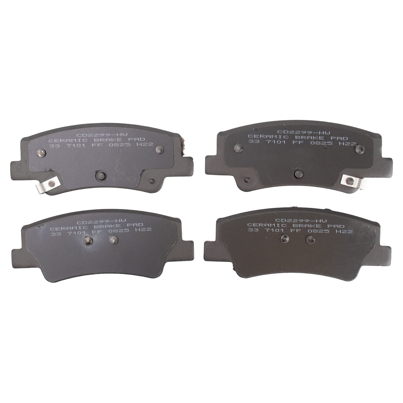 TRQ Rear Brake Pads Ceramic Compatible with 2020-2022 Hyundai Sonata 2022-2023 Tucson 2021 Kia K5 2023 Sportage