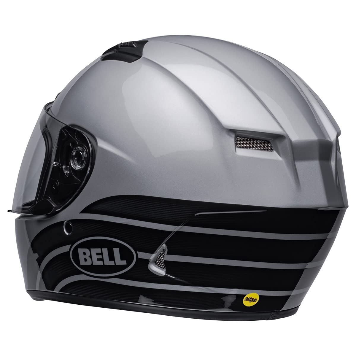 Bell Qualifier Dlx Mips Street Helmet (Ace 4 Gloss Gray/Charcoal - Small)