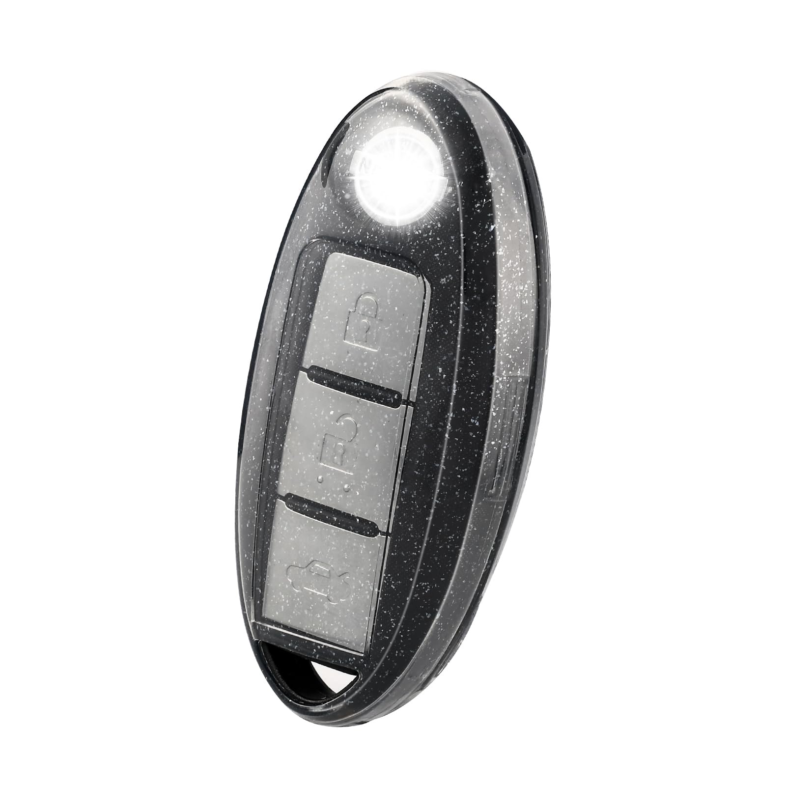 Offwego Compatible With Nissan Key Fob Cover, Soft Tpu Key Cover Shell Fit For 2011-2023 Nissan Altima Maxima Rogue Armada Pathf