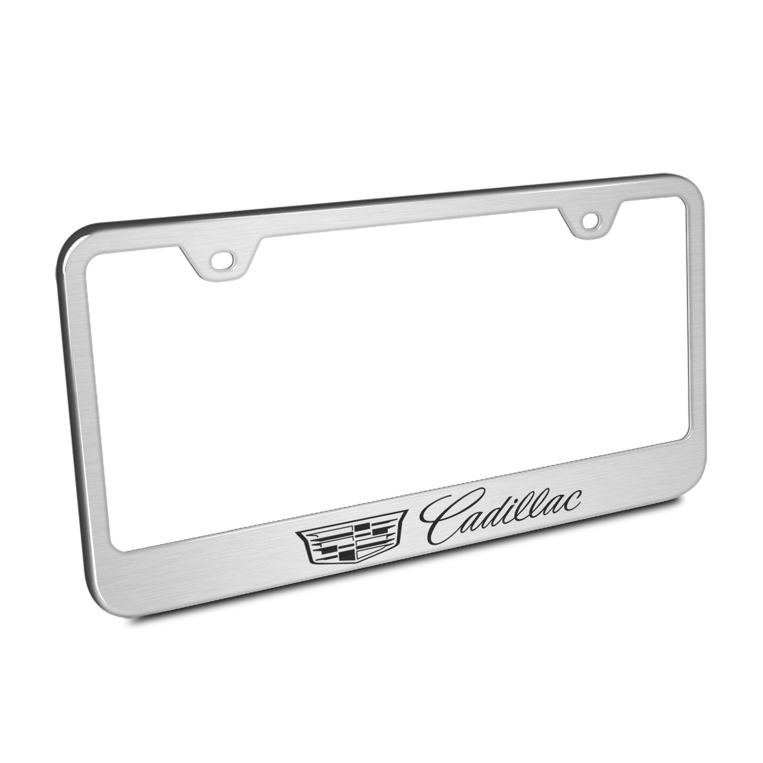 Au-Tomotive Gold Cadillac (New Logo) Laser Etched Frame-Brushed