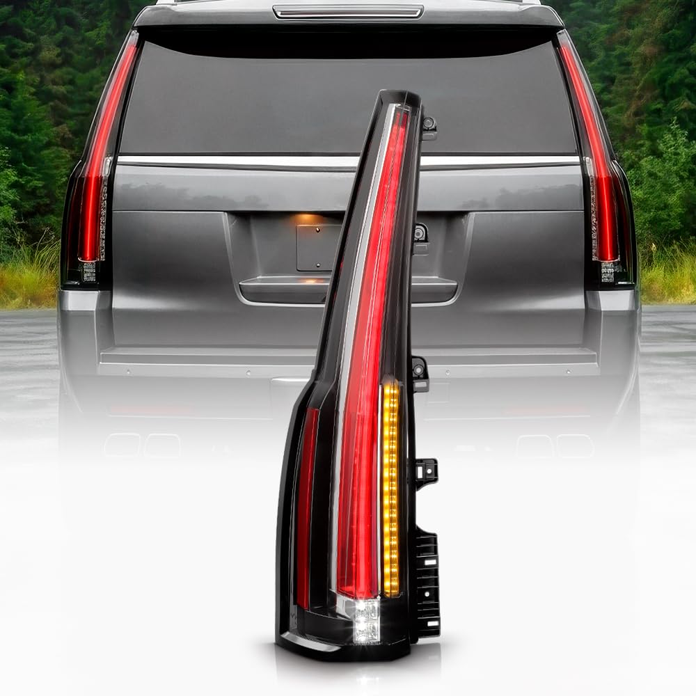 KEEKPO - Compatible with 2015-2020 Cadillac Escalade|Escalade ESV Full LED Tail Light Brake Lamp Replacement Driver Side