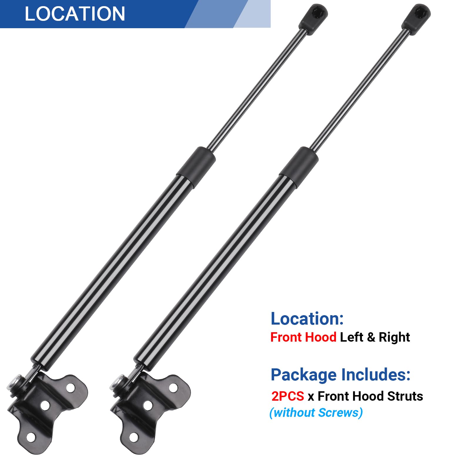 AiYiGu Front Hood Struts Shocks Lift Supports Gas Springs 4157 Compatible with Honda Accord 2003 2004 2005 2006 2007 Replacement