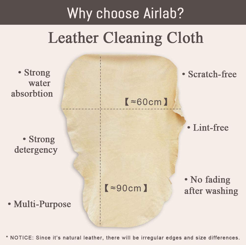 Chamois Cloth For Car - 35'' X 23.6'' (5.7 Sq Ft) - Extra Large Drying Towel Natural Shammy Towel Real Leather Washing Cloth Cleaning Towel Car Wipes