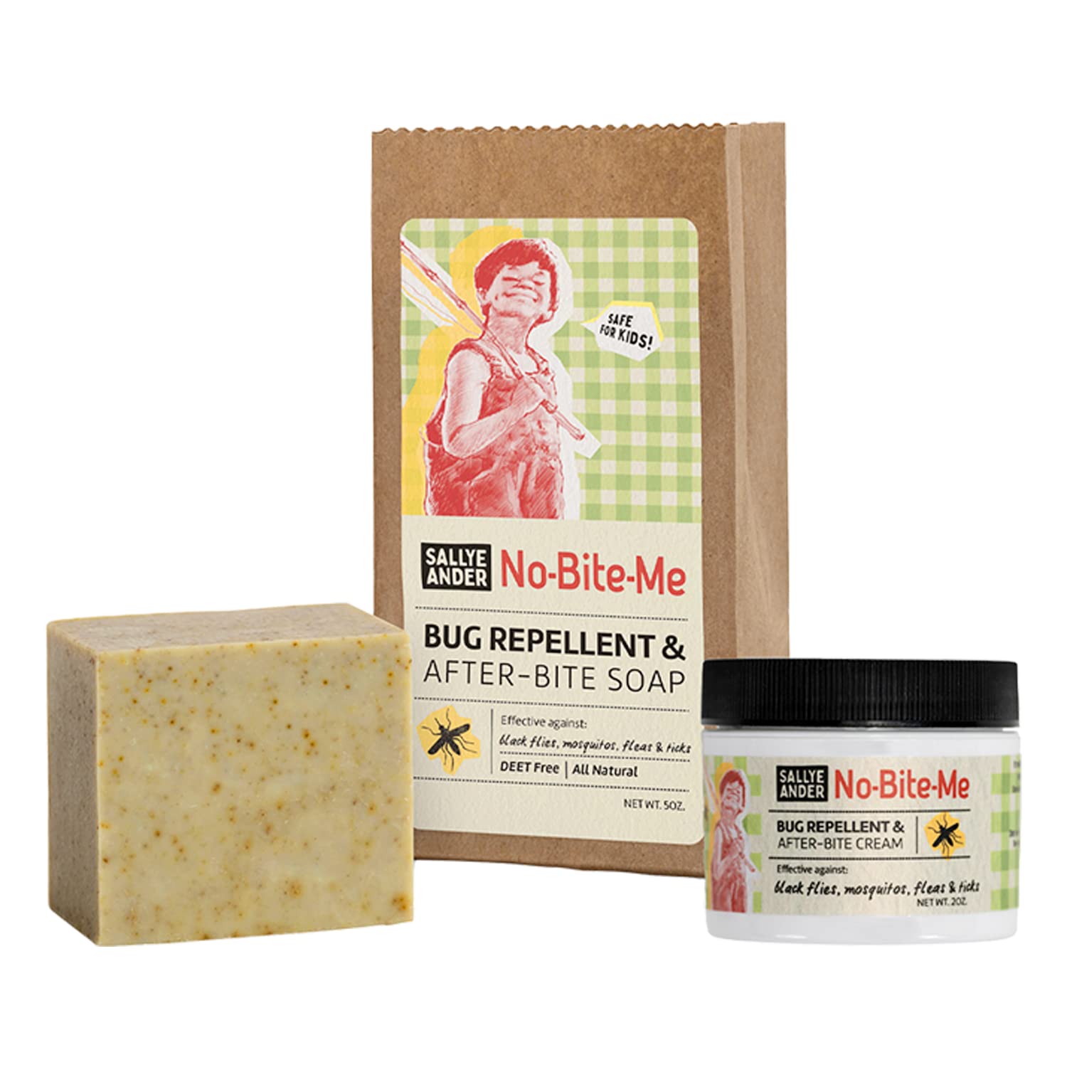 SALLYEANDER No Bite Me! Cream & Soap Set-New