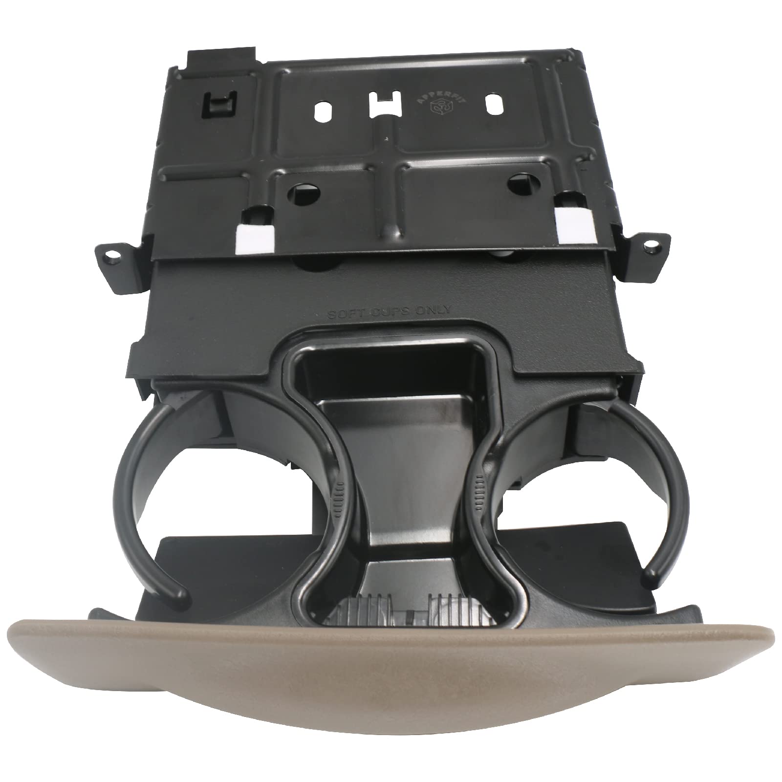 Apperfit In Dash Cup Holder For 1999-2004 Ford F250 F350 F450 F550 Super Duty Truck 2000-2004 Excursion Tan Replaces Yc3Z-251356