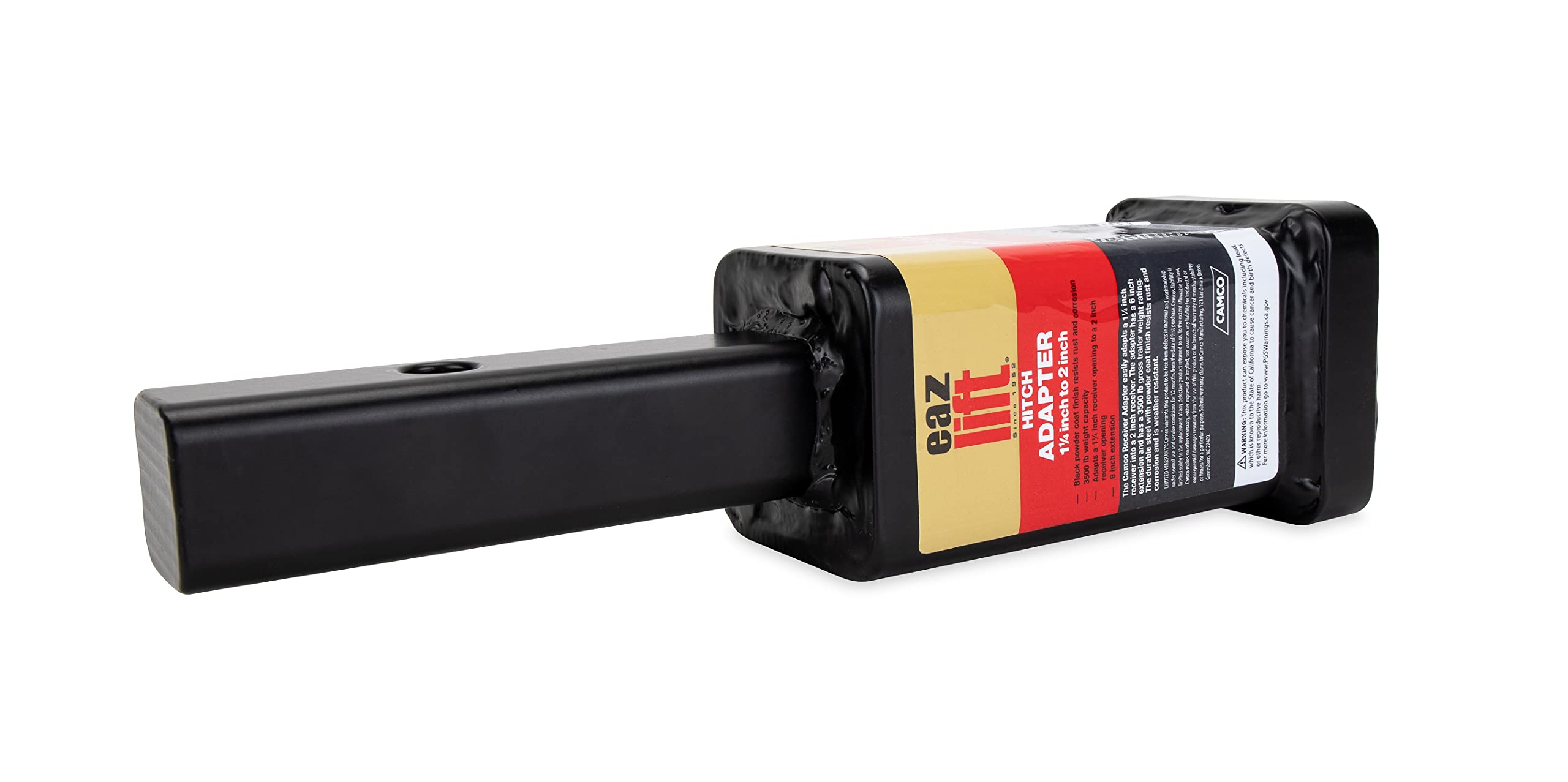 Eaz-Lift Hitch Receiver Adapter - Easily Adapts A 1 '' Receiver To A 2'' Receiver | 6'' Extension, 3,500 Lb. Capacity (Gtwr) | D