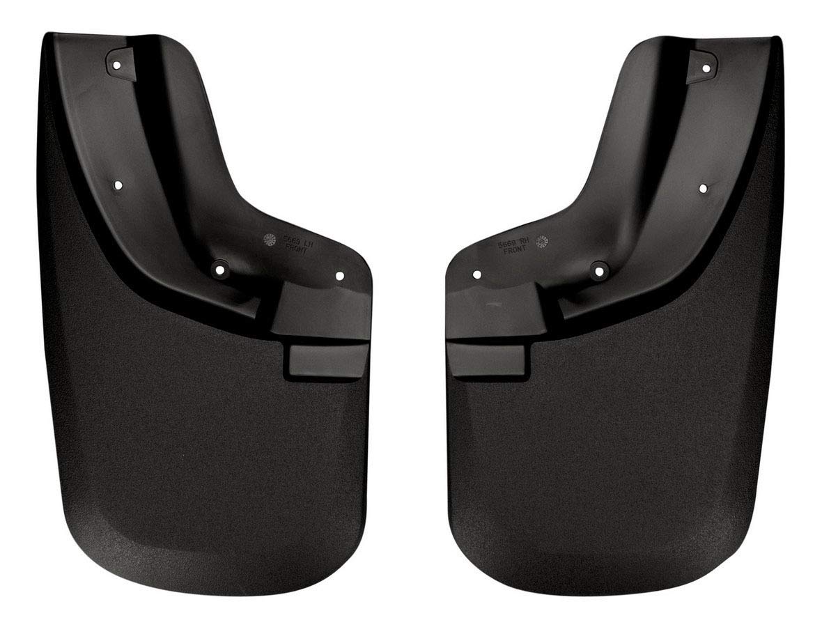 Husky Liners - Front Mud Guards | 2011-2016 Ford F250/F350 w/Single Rear Wheels & OE Flares, Front Set - Black, 2 Pc | 56691