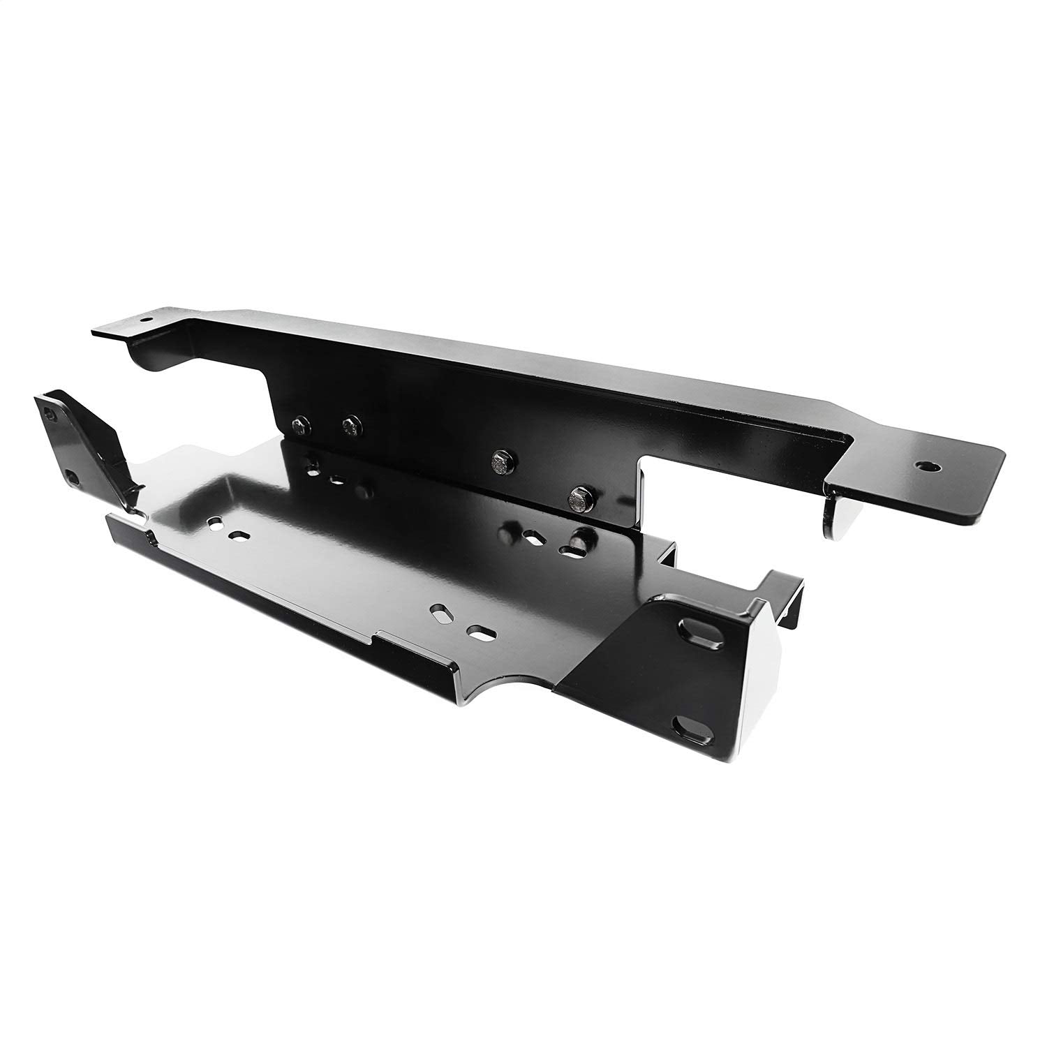 Rugged Ridge | Winch Mounting Plate, Stamped Bumper, Steel | 11543.15 | Fits 2013-2018 Jeep Wrangler Jk