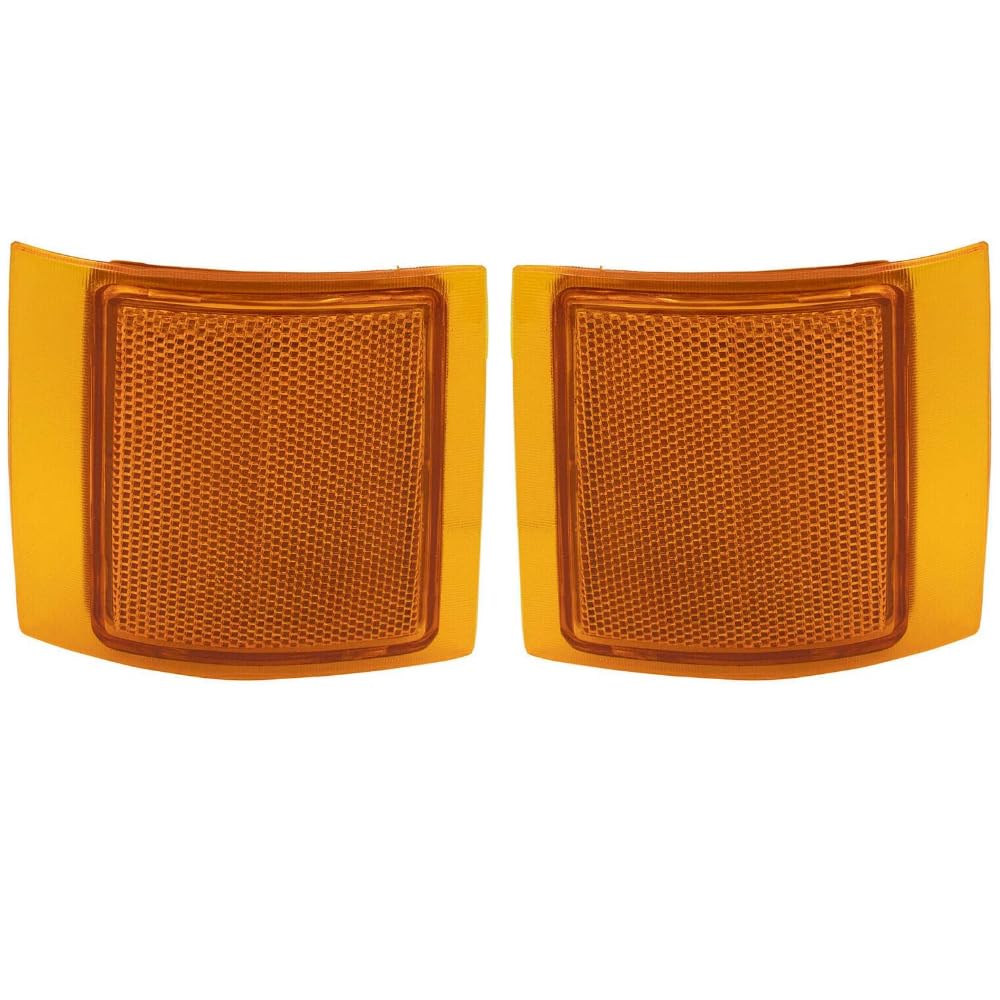 EPIC LIGHTING OE Spec-B Replacement Halogen Composite Side Markers Lower Assembly Compatible with CHEVROLET 94-00 BLAZER - Pair