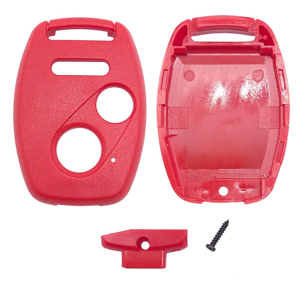 Horande Replacement Key Fob Cover fits for Honda Accord Civic EX CR-V Fit Odyssey Pilot Ridgeline CR-Z Keyless Entry Key Fob Cas