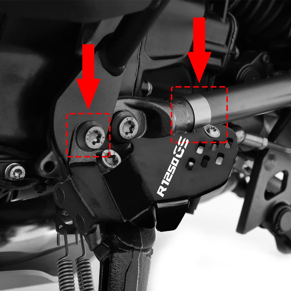 Modeer For Bmw R1250Gs 2019-2023 Falling Protection Switch Guard Side Stand Cover R 1250 Gs Accessories Color Black