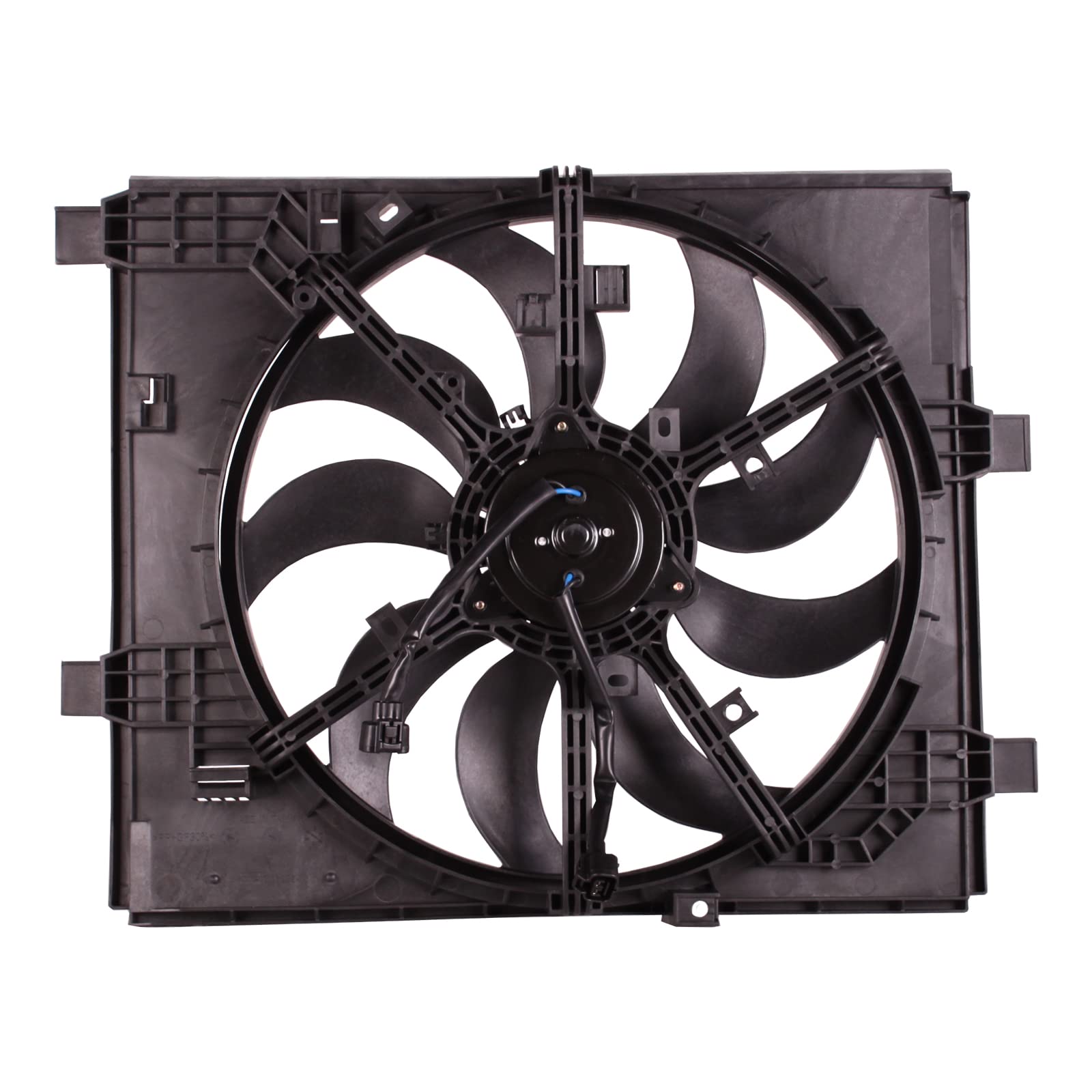 TYG OE Replacement(CAPA Quality) Cooling Fan Extra Silent for Nissan Juke '11- '14 1.6L W/O PWM | OE No. 214831KC0A | Partslink 