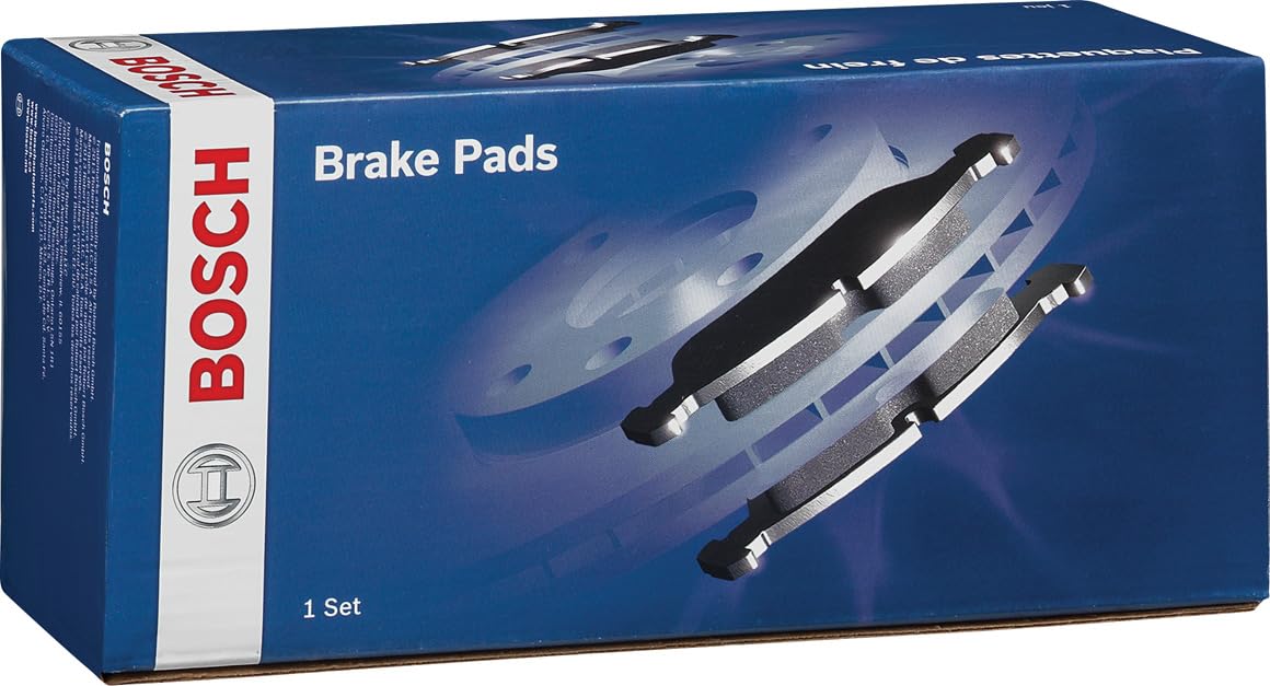 BOSCH BE2102H Blue Ceramic Disc Brake Pad Set with Hardware - Compatible with Select Acura Integra; Honda Accord, Civic, Insight