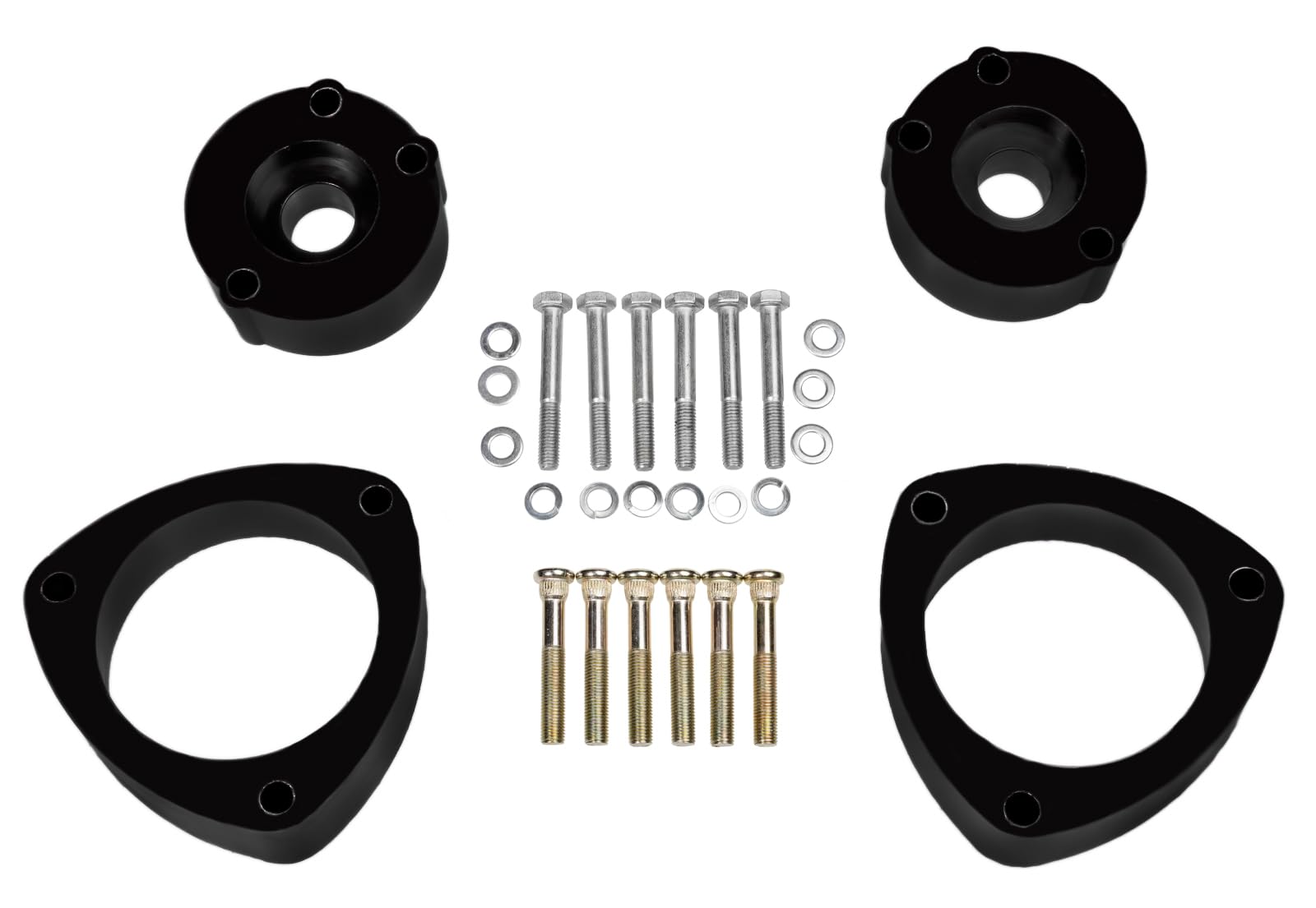 Dealparex Leveling Lift Kit 1.6 Inch 40Mm Compatible With Suzuki - Fits Escudo (Ii 5 Doors) 1997-2005, Vitara (Ii 5 Doors) 1999-2004, Grand Escudo 2000-2005, Grand Vitara Xl-7 - Front Strut Spacers