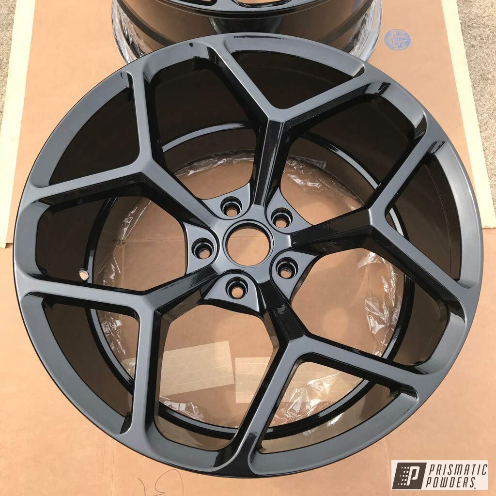 PRISMATIC POWDERS Gloss Black Powder Coating - 1 lb, Model USS-2603, High-Quality Finish