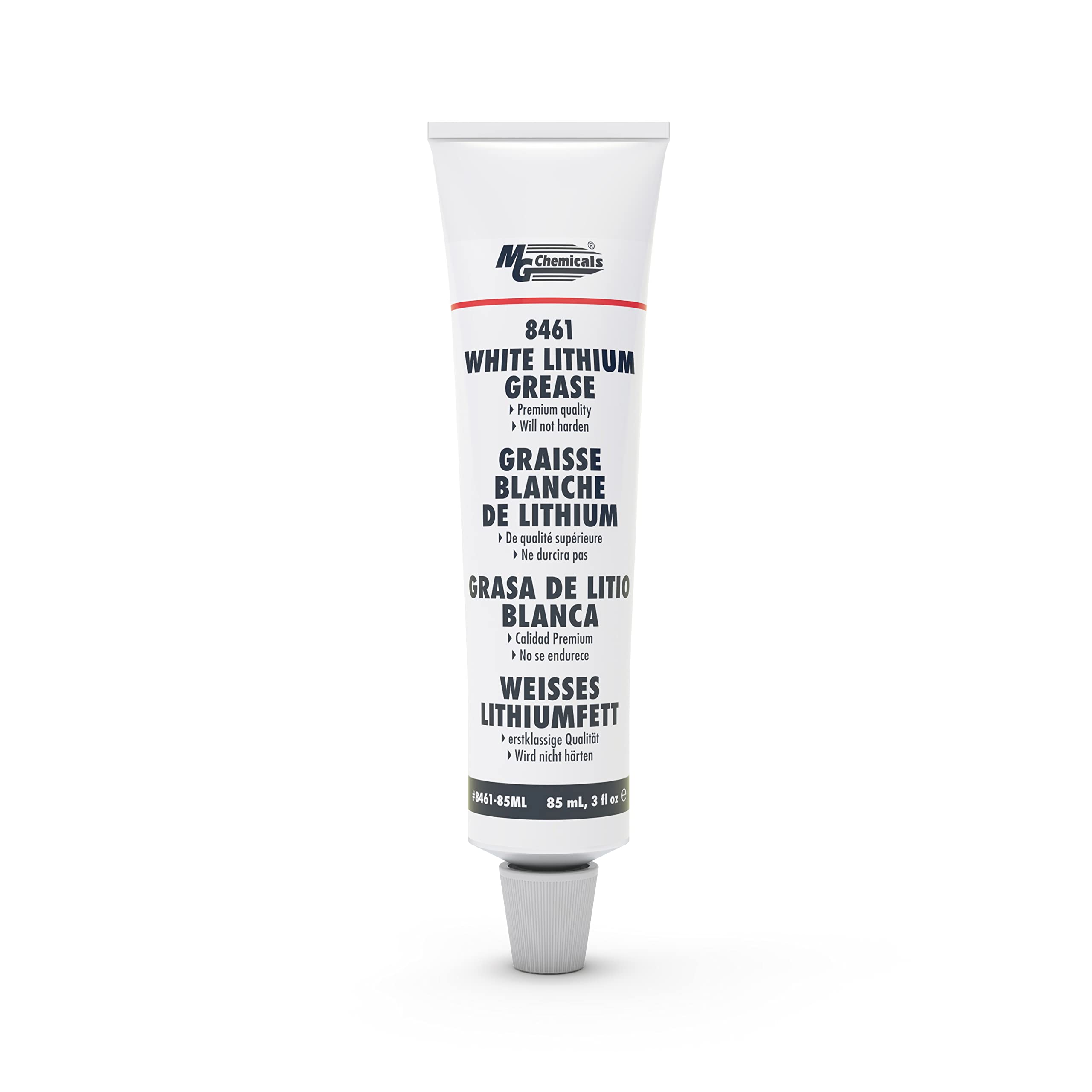 Mg Chemicals - 8461-85Ml Lithium Grease, 85 Ml Tube, White