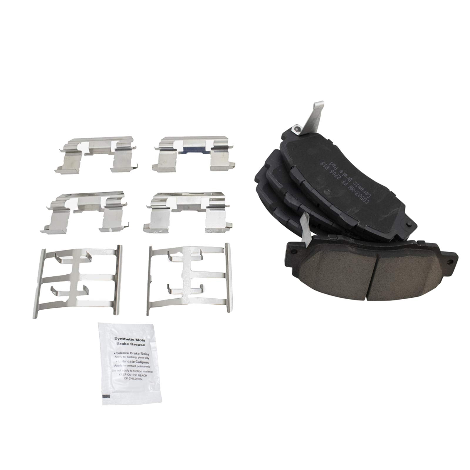 Trq Front And Rear Brake Pad & Rotor Kit Brake Pads Brake Rotor Ceramic Compatible With 1991-1995 Acura Legend 1996-1998 Rl 1995