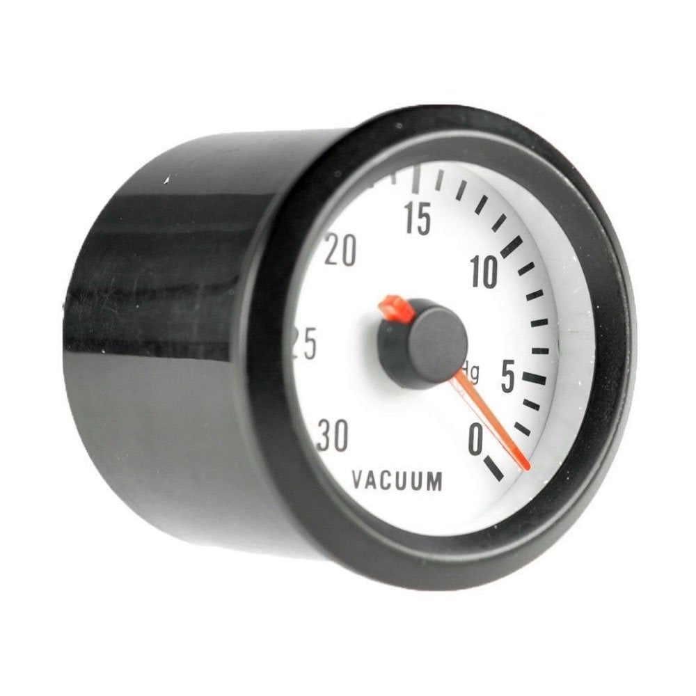 ESUPPORT Car Motor Vehicle Black Face 2'' 52mm Pointer Vacuum Gauge Meter LED Light
