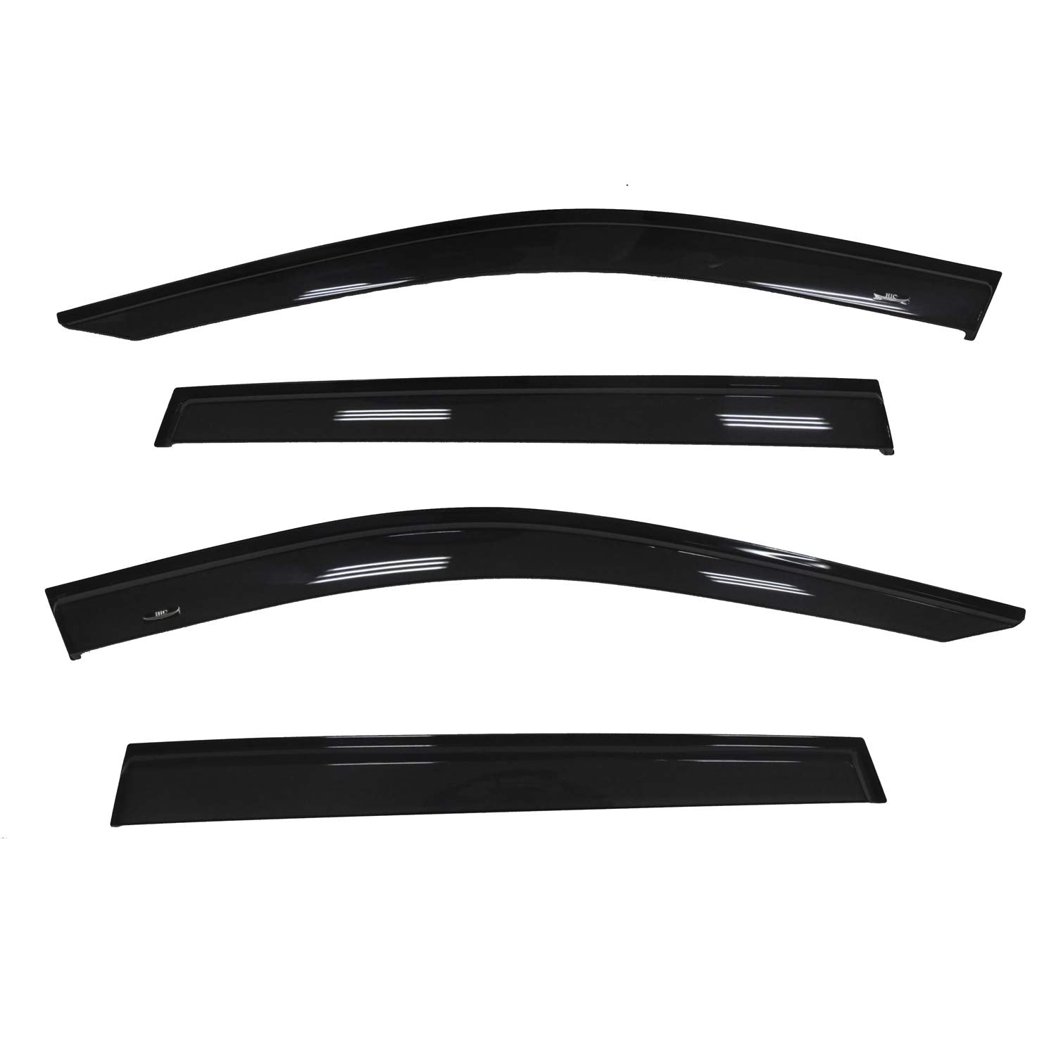 Trailfx Rain Guard Tape On Window Vent Visors Acrylic With A Smoke Tint 4 Piece Compatible With Rav4 19- - 4255H
