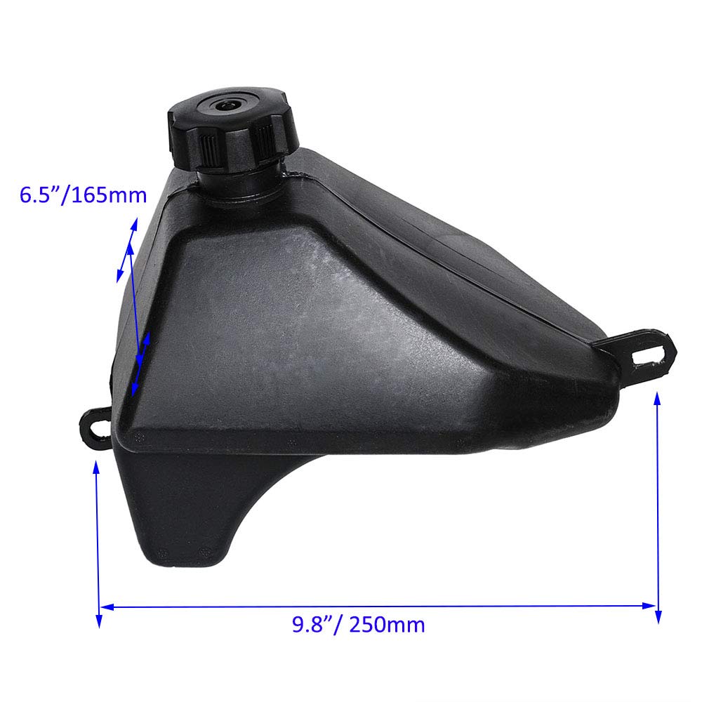 Videopup Gas Fuel Petrol Tank Plastic Fuel Tank Replacement For Chinese 50Cc 70Cc 90Cc 110Cc 125Cc 4 Stroke Atv Taotao Sunl Quad