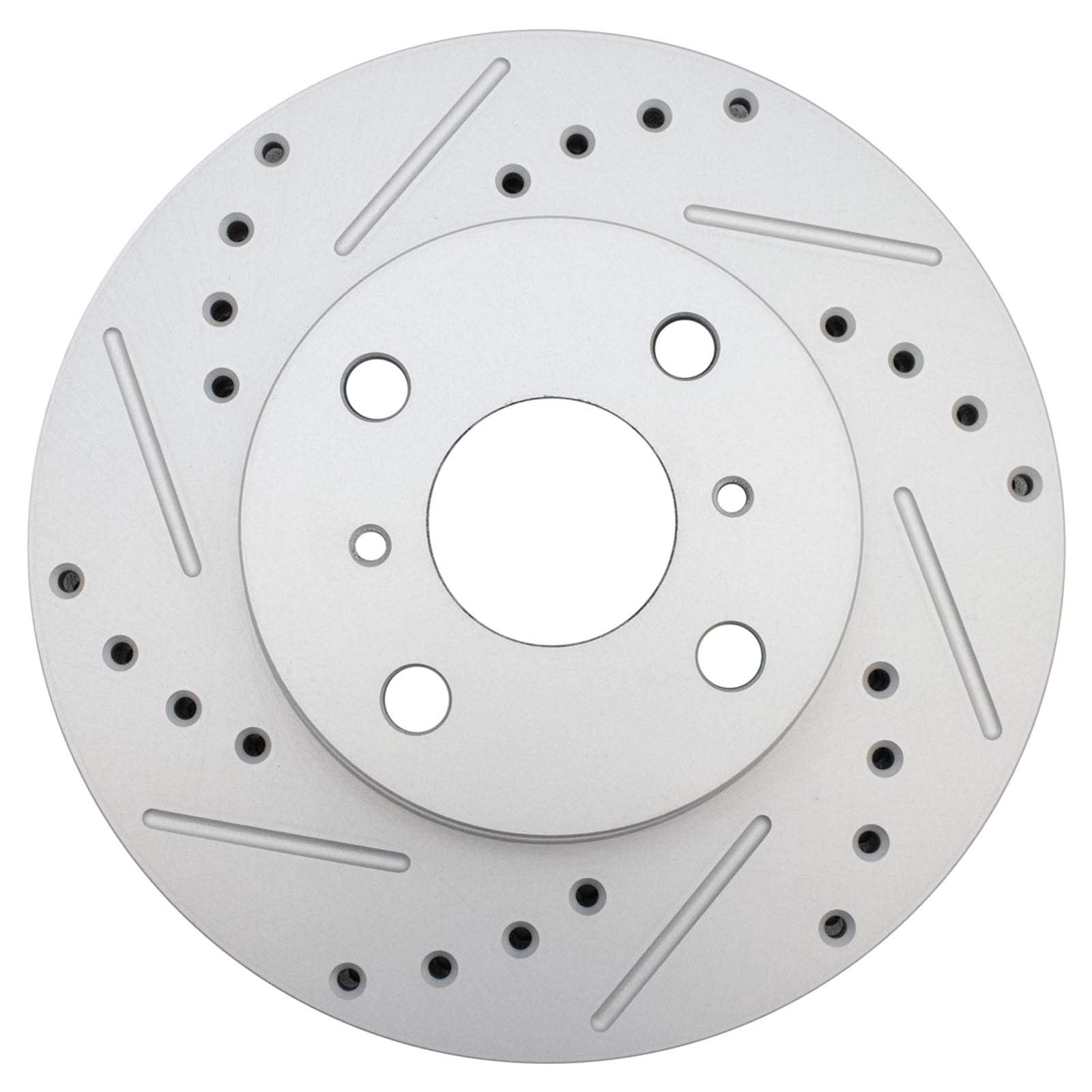 Trq Front Performance Brake Rotors Set Premium G-Coated Compatible With 1998-2002 Chevrolet Prizm 1993-1997 Geo 1993-2002 Toyota
