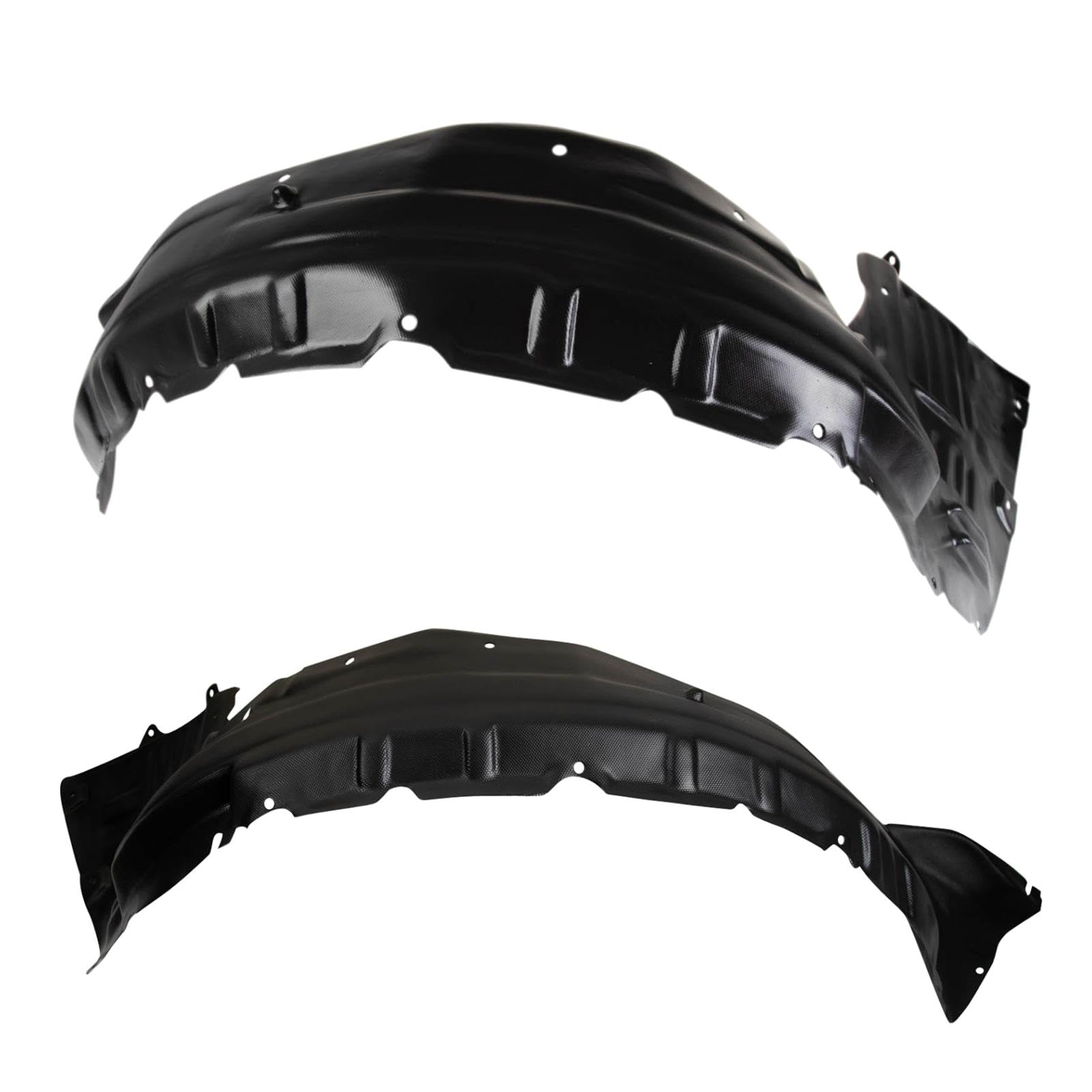 Trq Inner Fender Liner Set Compatible With 2001-2002 Mitsubishi Montero Mi1248112 Mi1249112