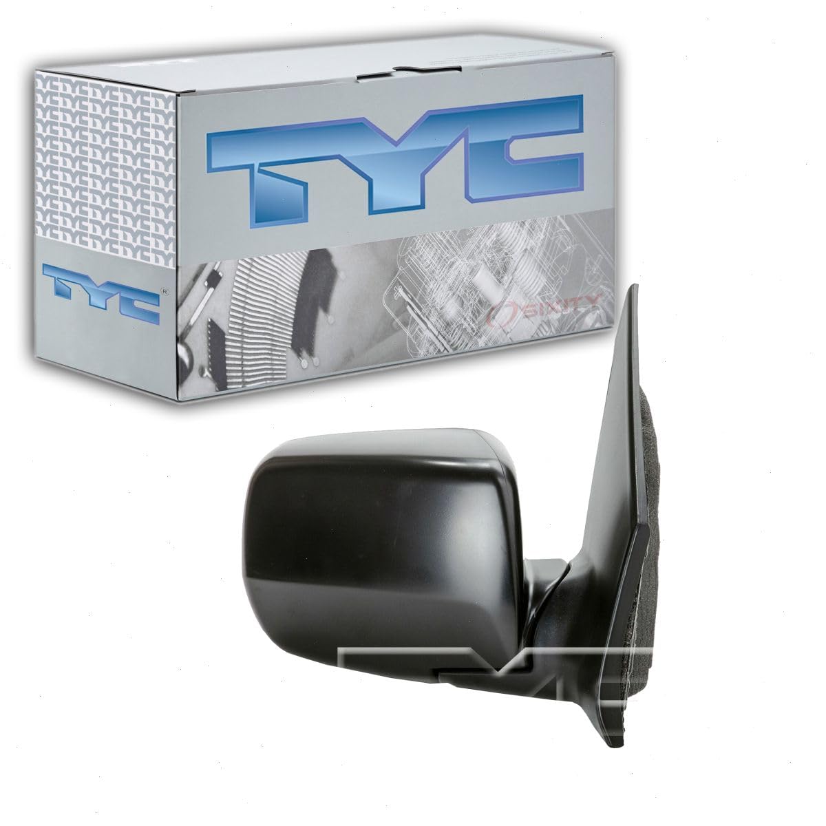 TYC 4790031 Door Mirror Right-Side Compatible with 2003-2008 Honda Pilot