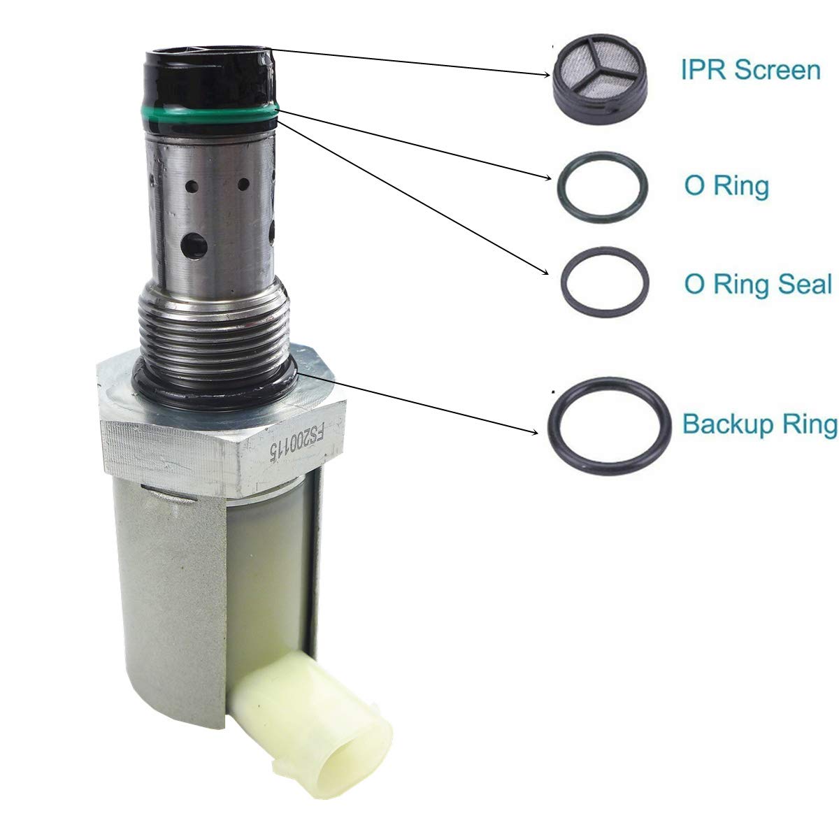 TIKSCIENCE 6.0 IPR Valve & Socket - Injector Pressure Regulator for 2003-2010 Ford 6.0L V8 Powerstroke Diesel F250 F350 F