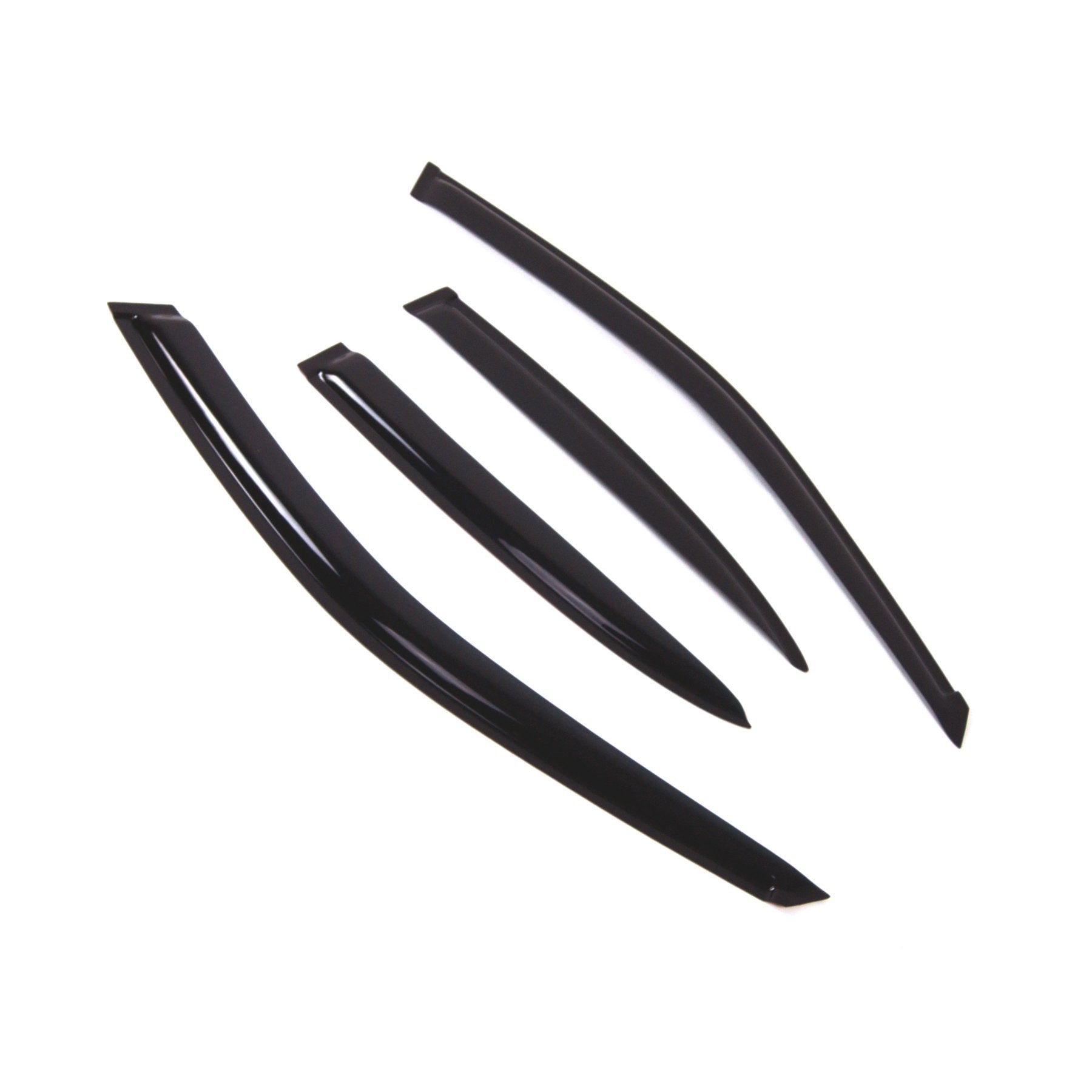 Car Window Rain Guard | Outside Mount Visors Auto Side Window Deflectors | Windows Visor Rain Shields Compatible With 2001-2005