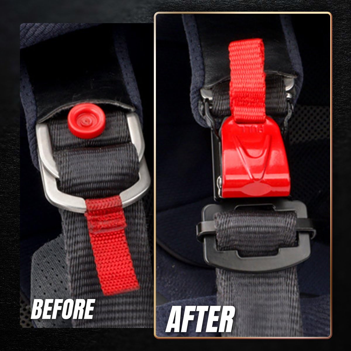 OICCTBF Helmet Quick Release Buckle Kit, Quick Release Helmets Chin Strap Buckle Compatible with Half, 3/4, Full Face Helmet, Mo