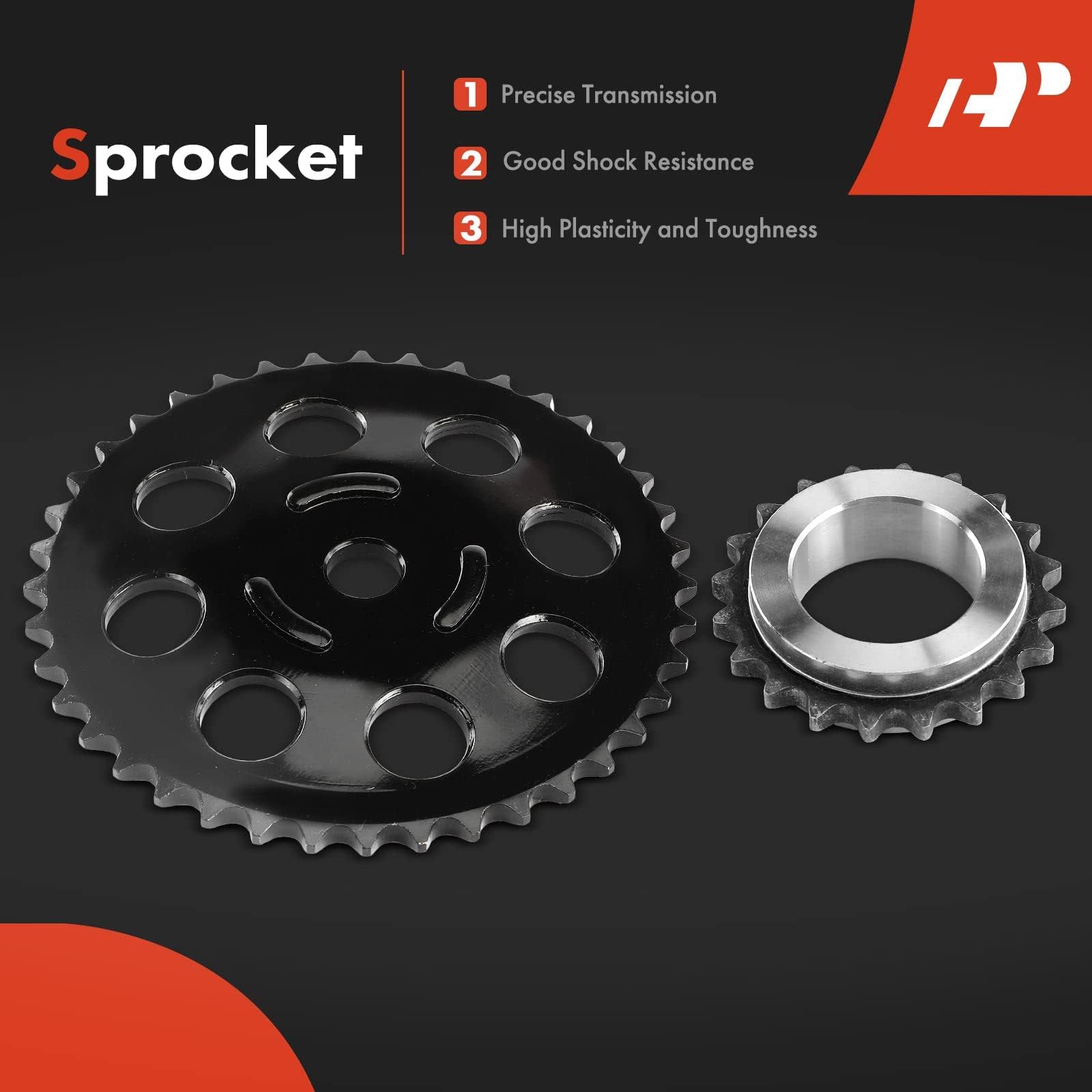 A-Premium Engine Timing Chain Kit W/Tensioner & More [fits DOHC, 4Cyl 1.6L] Compatible with Mini Cooper [R56 Series] 2007-2012,