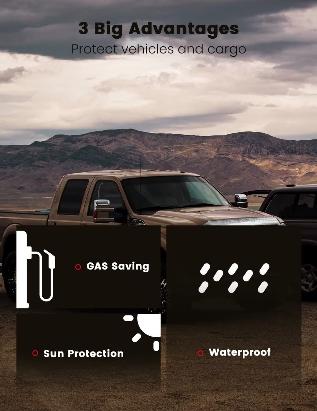 LOGAN Soft Roll Up Tonneau Cover for 2015-2024 F150, Vinyl, 5.5FT Truck Bed Cover, Model 516562