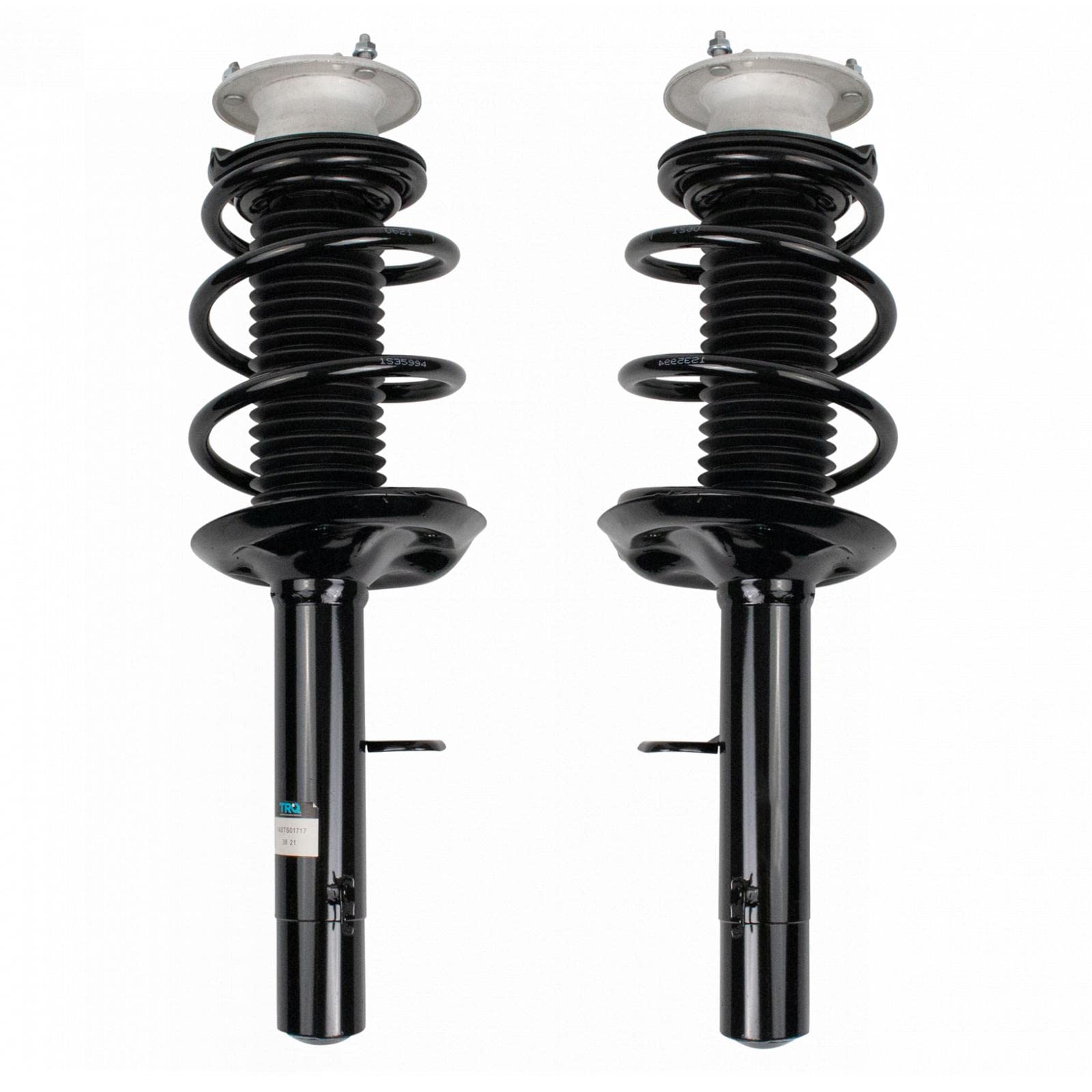 Trq Front Strut & Coil Spring Assembly Set Driver & Passenger Sides Compatible With 04-10 Bmw X3