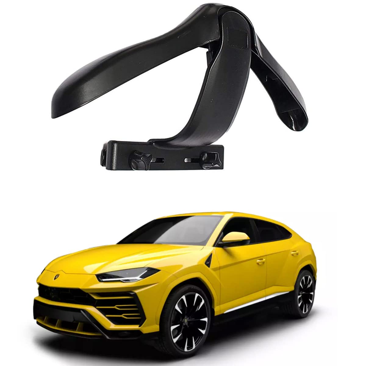 Oshotto CH04 Detachable Headrest Car Coat Hanger Back Seat Clothes Holder for Suit Coats Blazer Jackets Compatible with Lamborg