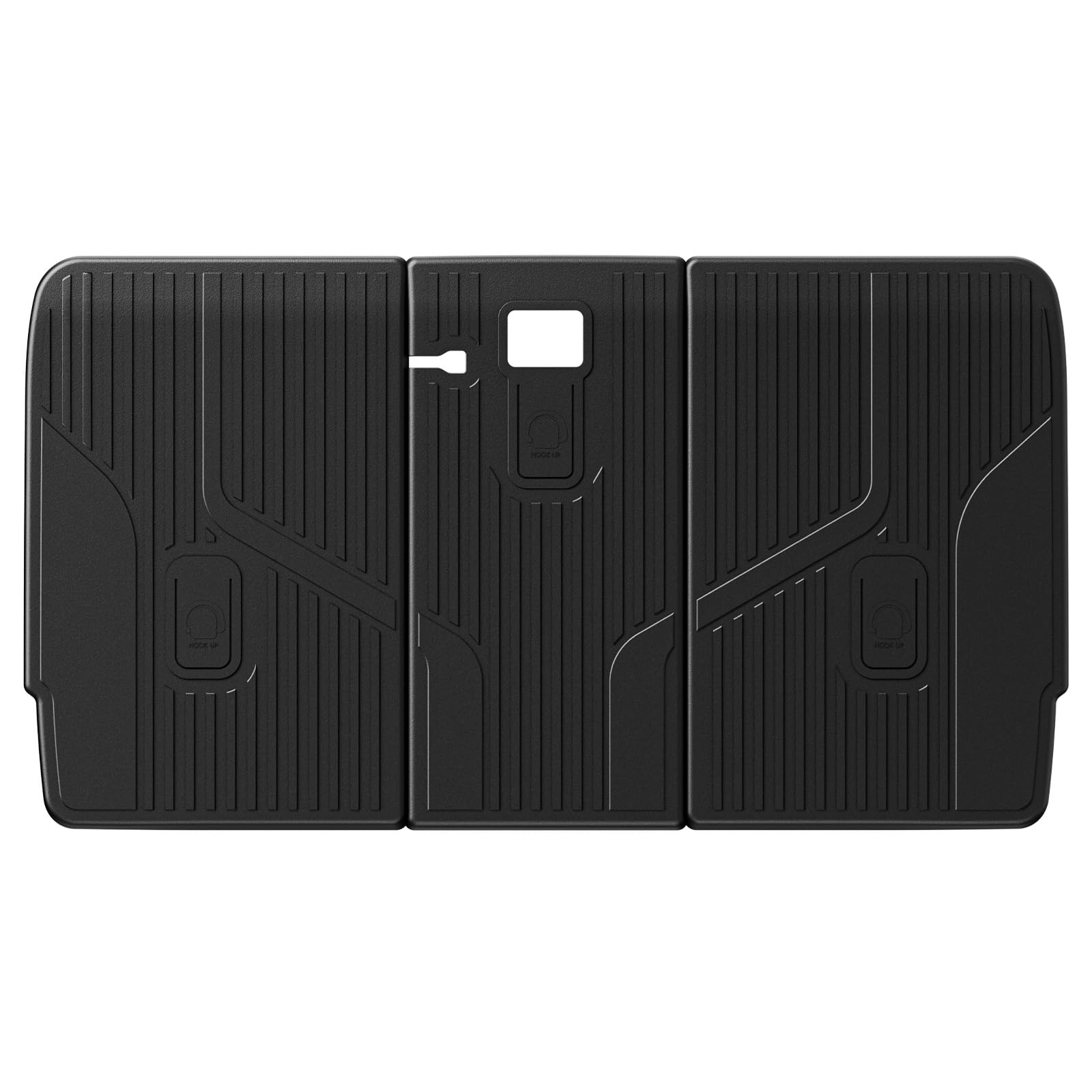3W Tesla Model Y Rear Seat Back Mats, All-Weather Tpe Floor Liners Compatible For Tesla Model Y 2020-2025, Full Set Accseeories